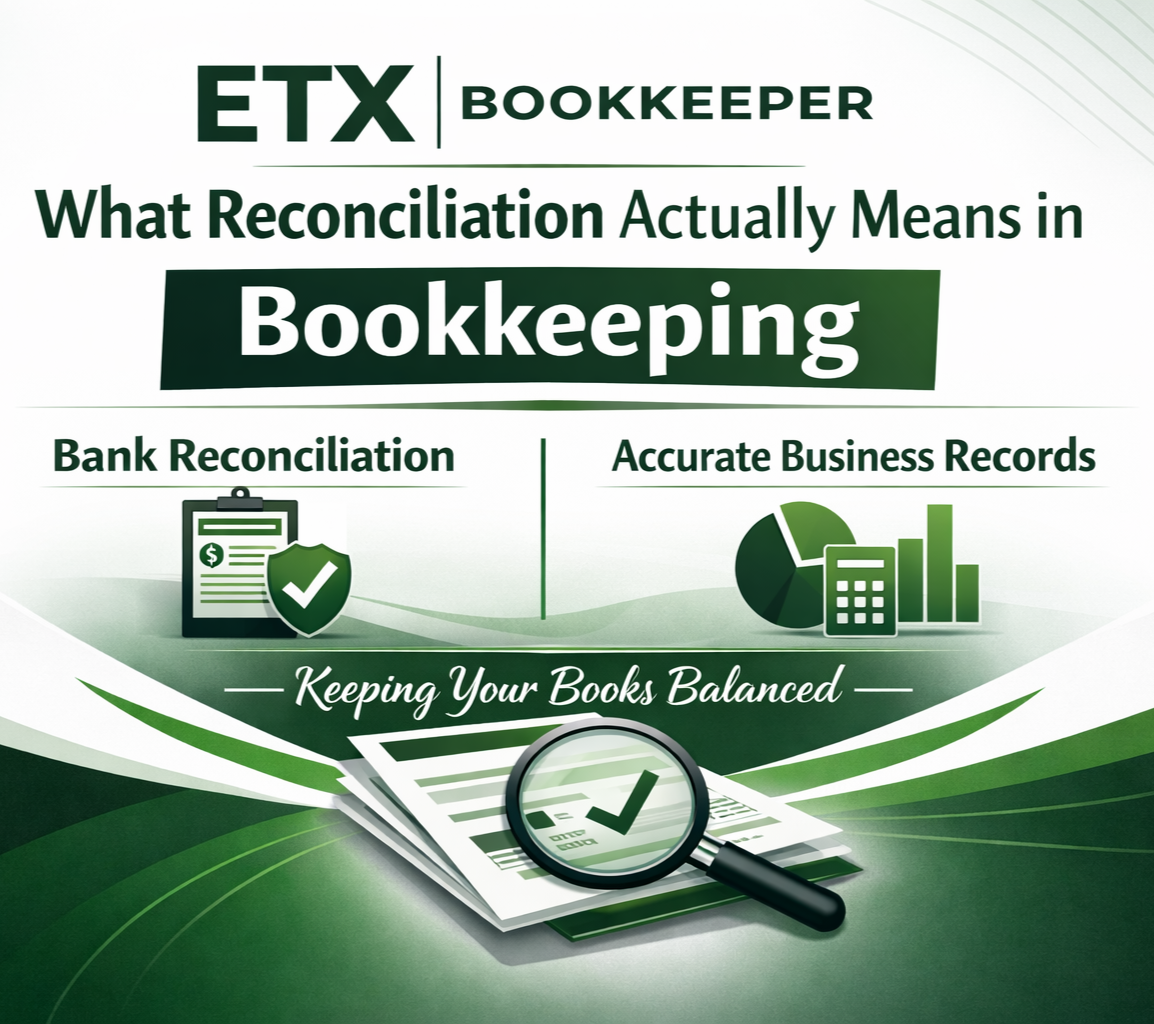 What Reconciliation Actually Means in Bookkeeping