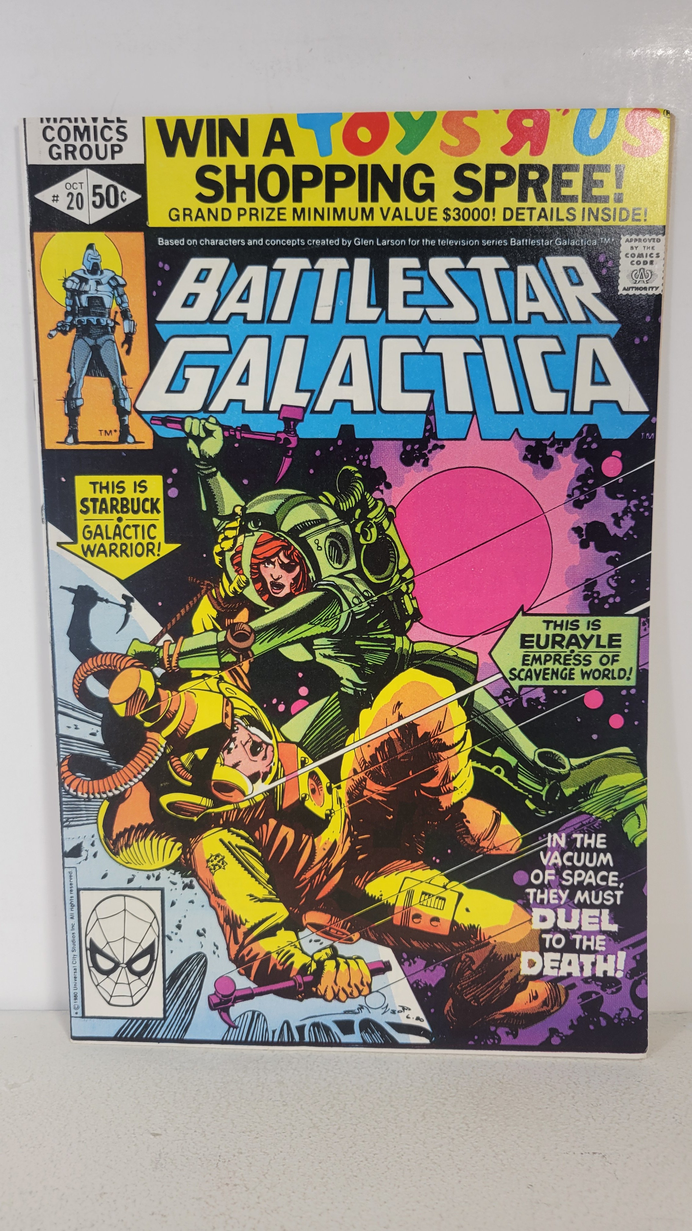 Battlestar Galactica 20 1980 Marvel Comics