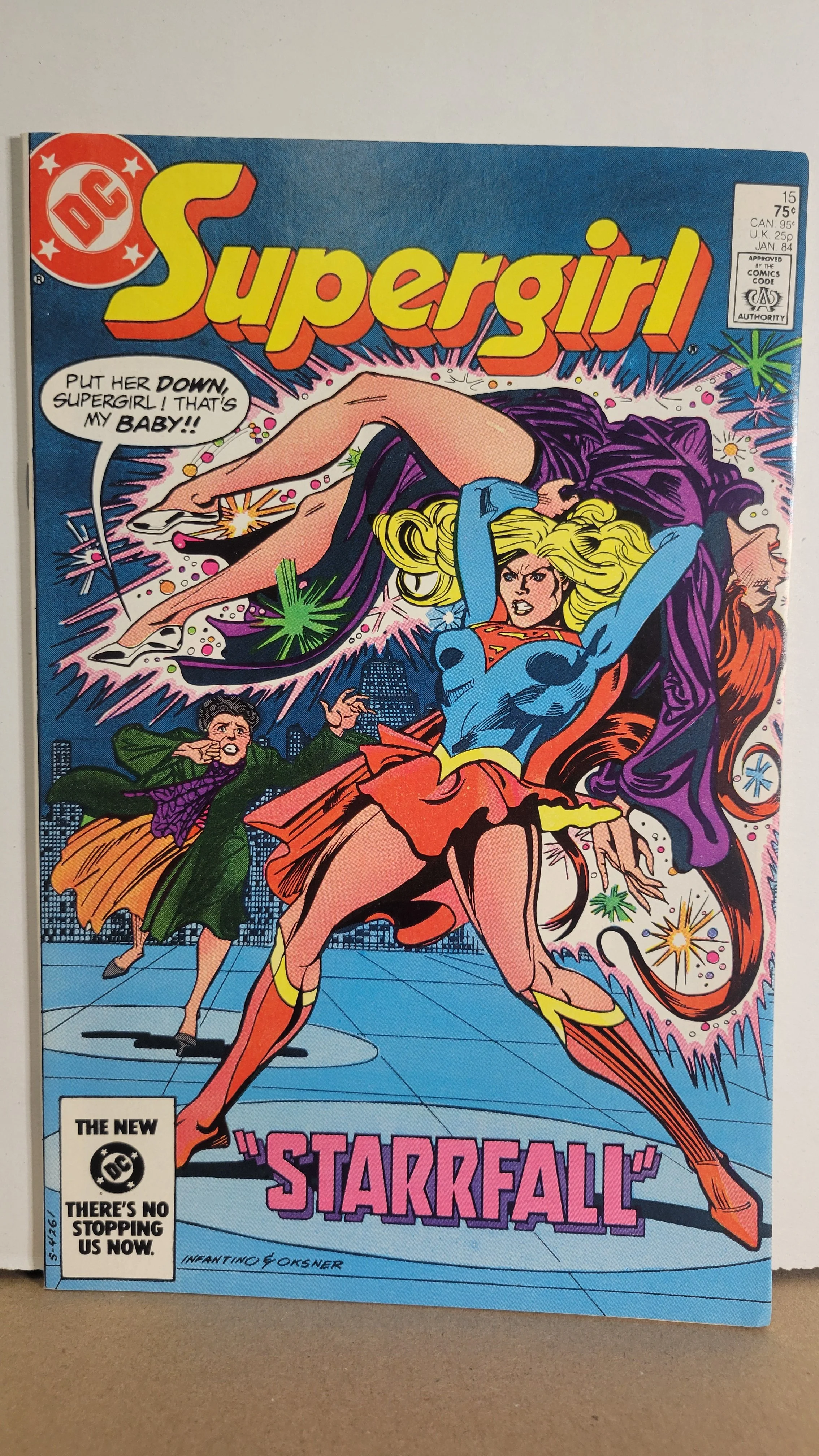 Daring New Adventures of Supergirl 15 Starfall! Shocking Back Story! 1983 DC Comics