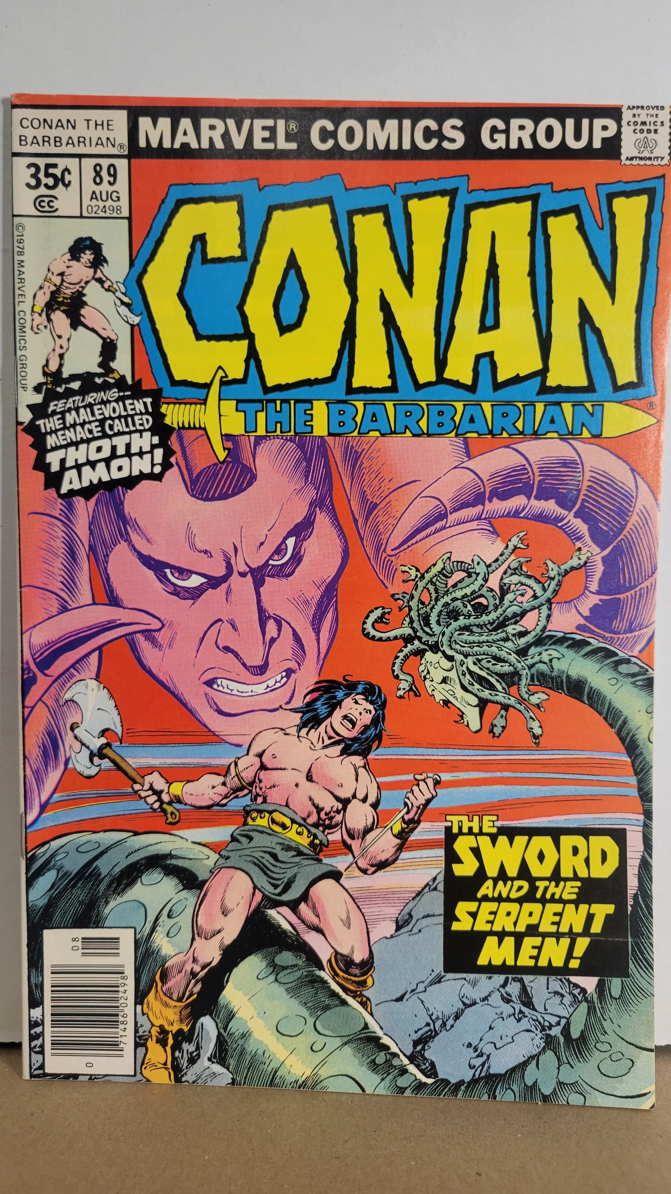Conan the Barbarian 89 Featuring Thoth-Amon! The Sword and the Serpent Men! 1978 Marvel Comics