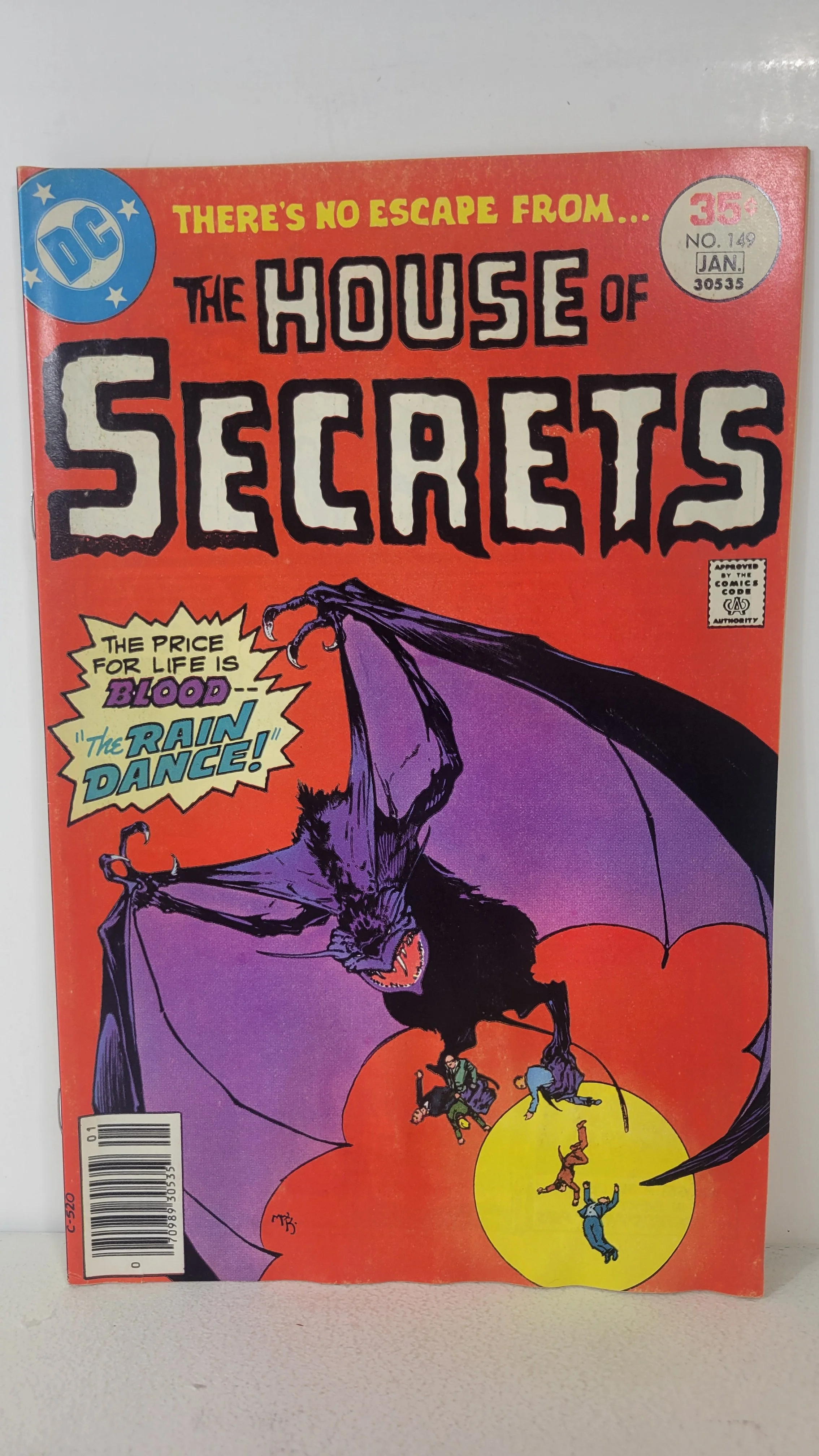 House of Secrets 149 Horror Comic! The Rain Dance! 1977 DC Comics