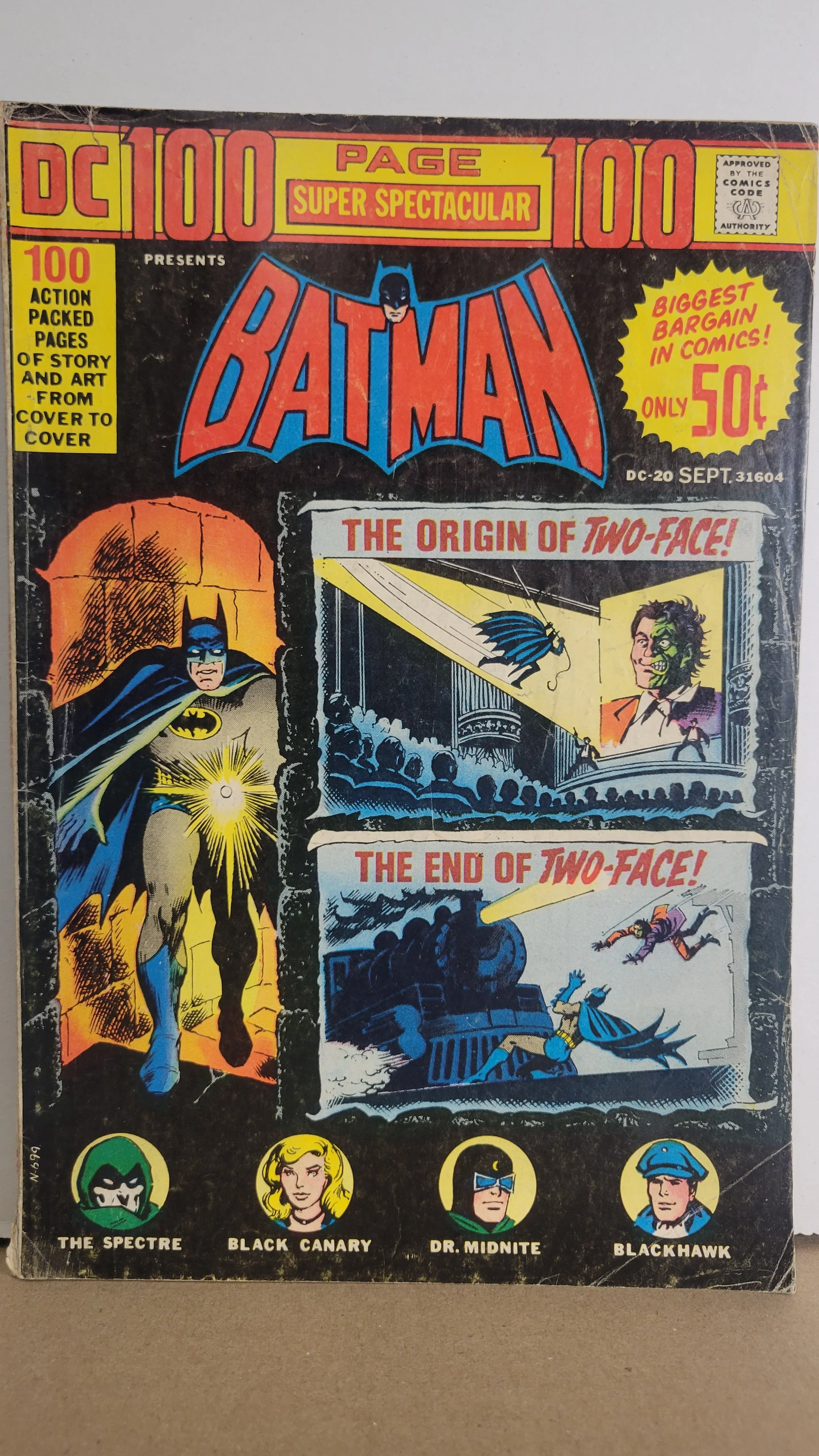 DC 100-Page Super Spectacular DC-20 Batman! Two-Face Stories! 1973 DC Comics
