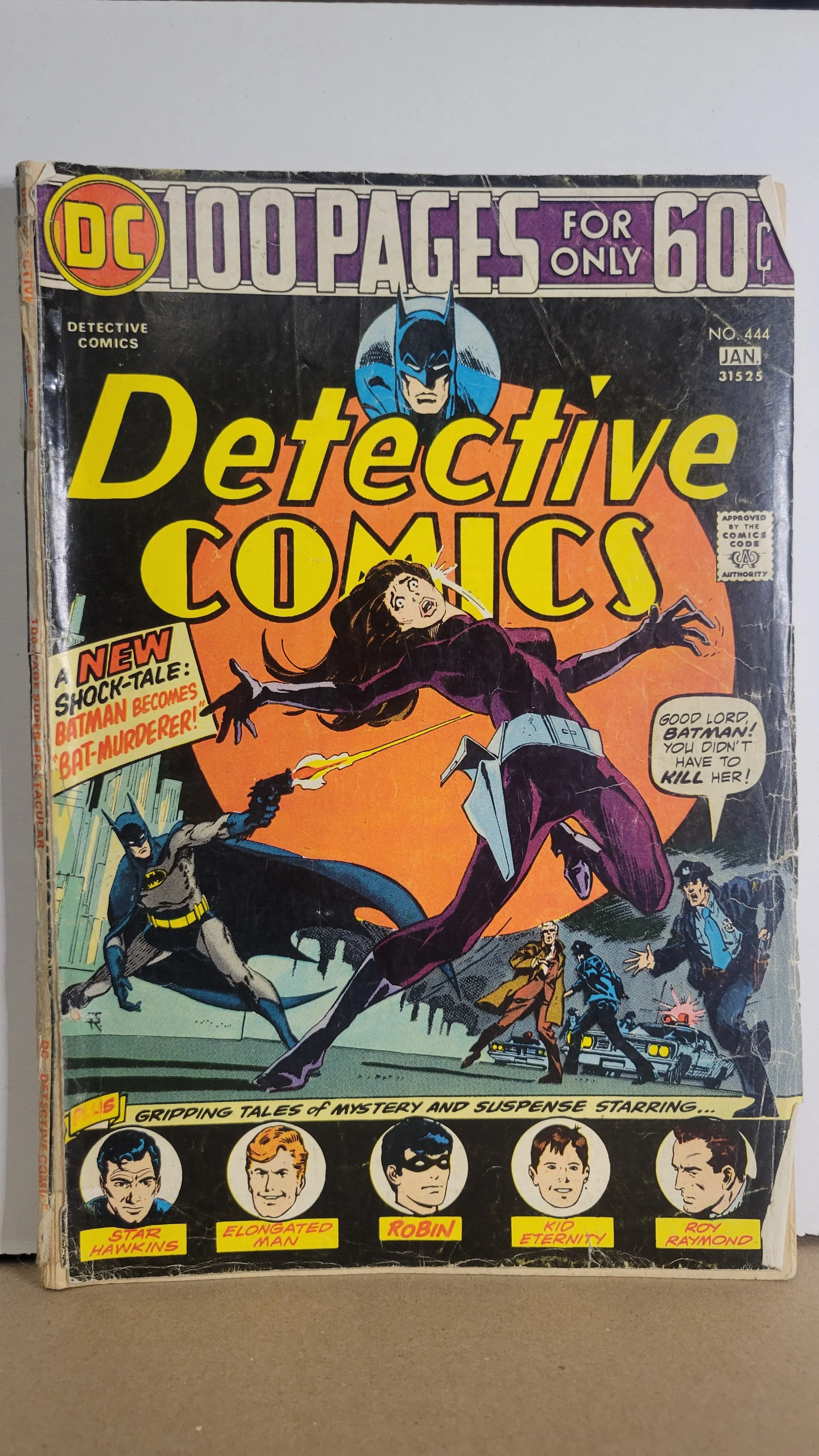 Detective Comics 444 Bat-Murderer!? Elongated Man, Robin, Kid Eternity 1974 DC Comics
