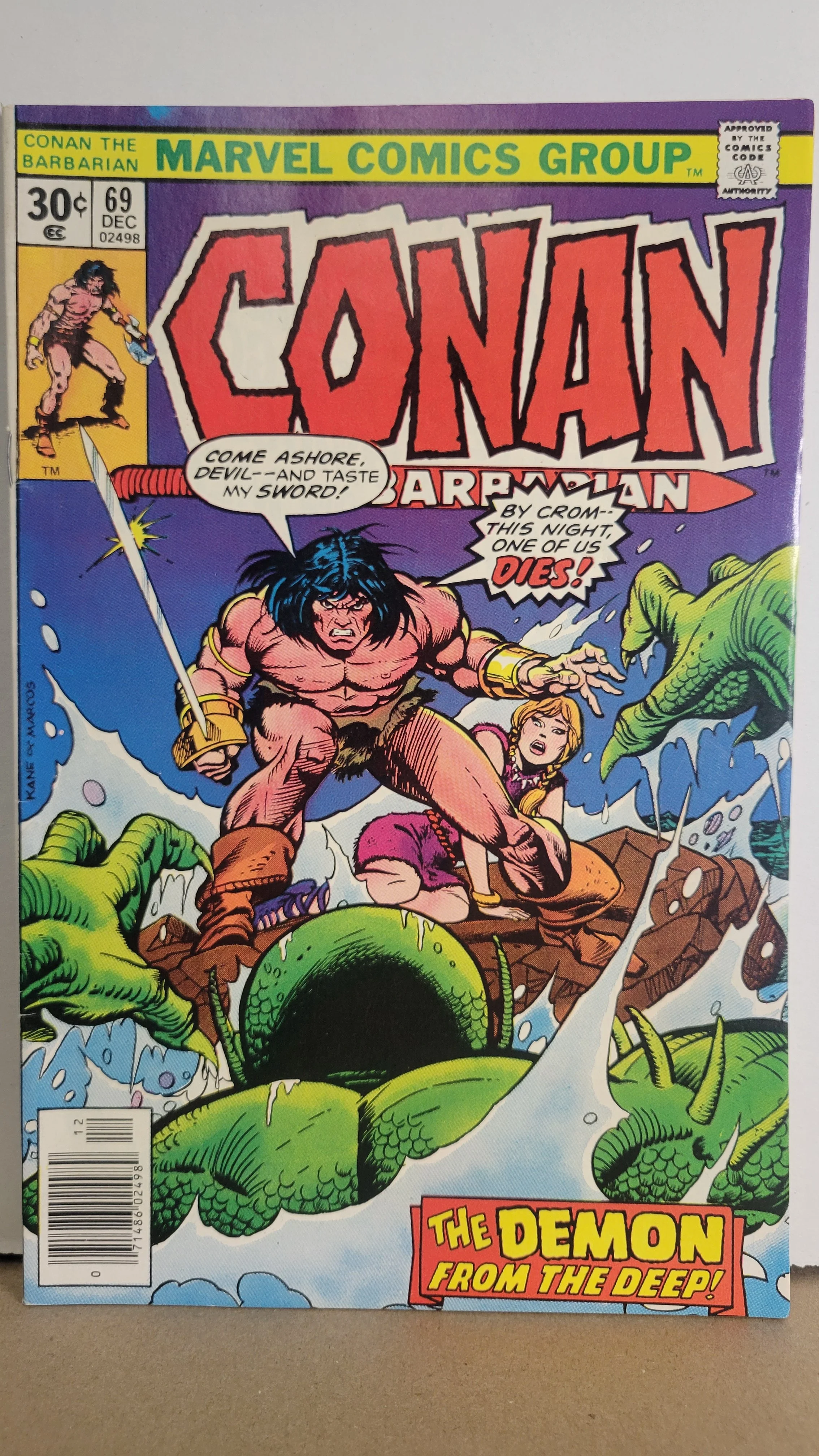 Conan the Barbarian 69 Belit, The Demon From the Deep! 1976 Marvel Comics