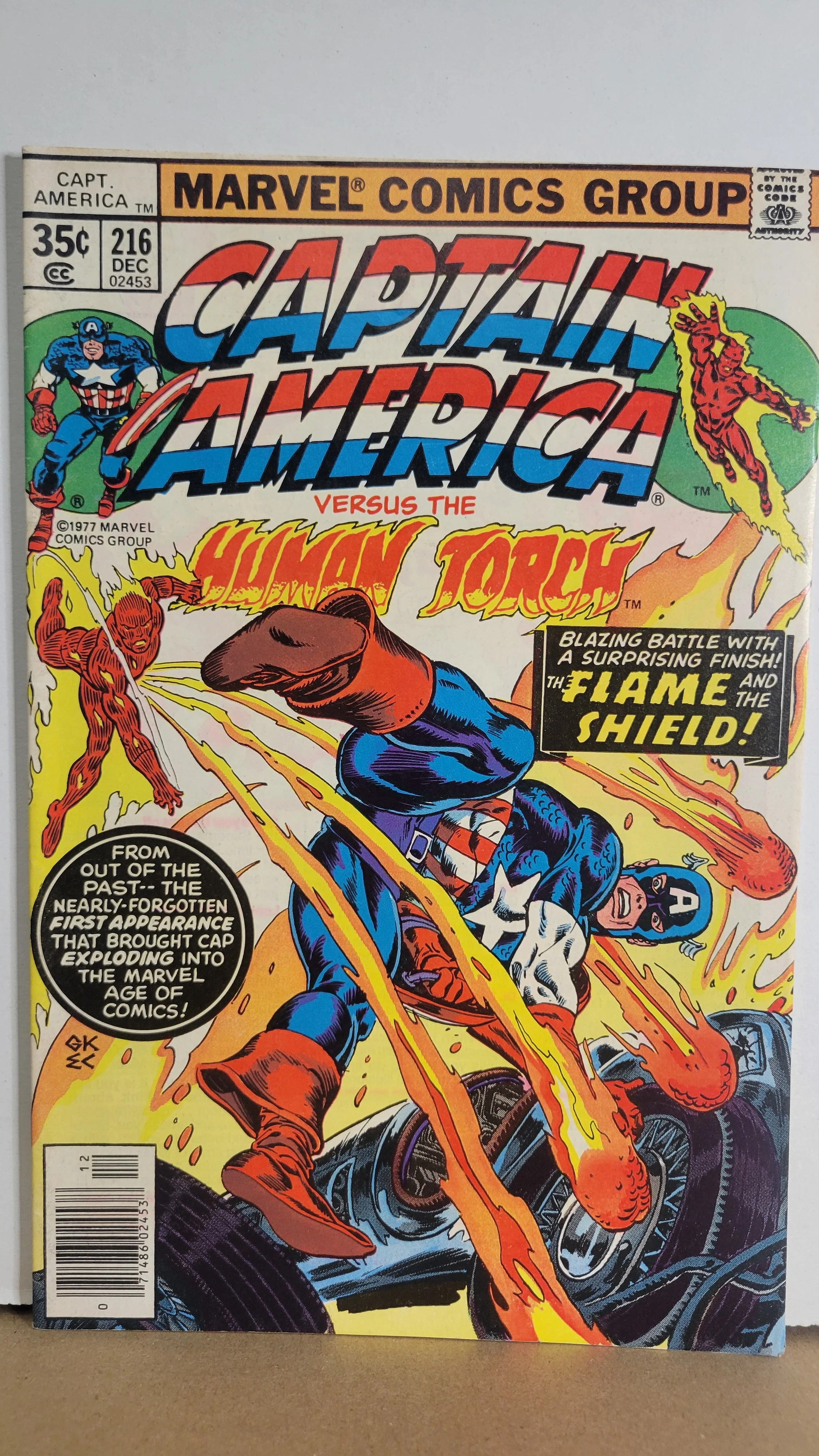 Captain America 216 Kane cover! Strange Tales! 114 reprint 1977 Marvel Comics
