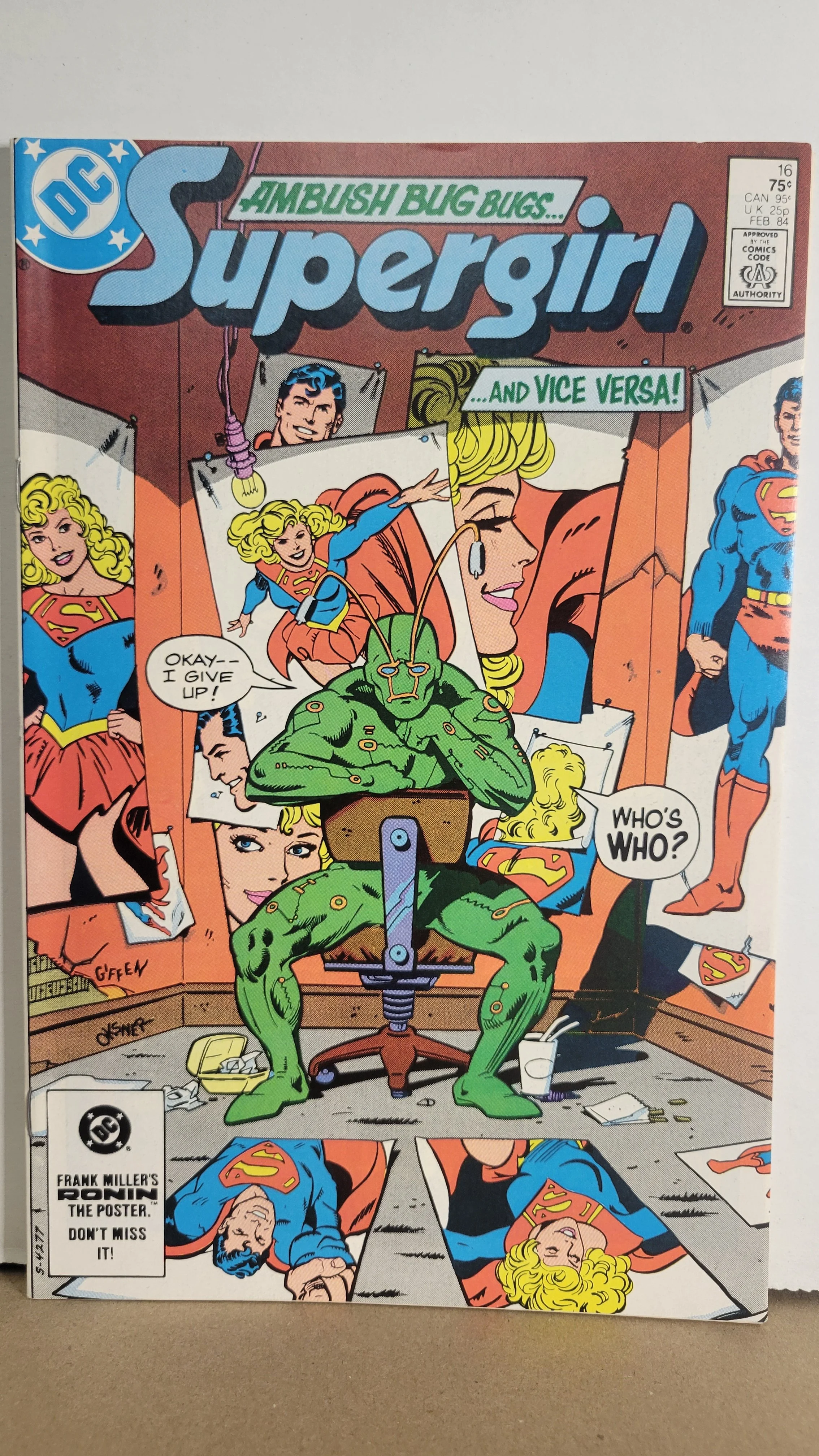 Daring New Adventures of Supergirl 16 Ambush Bug! Bug-Out! 1983 DC Comics