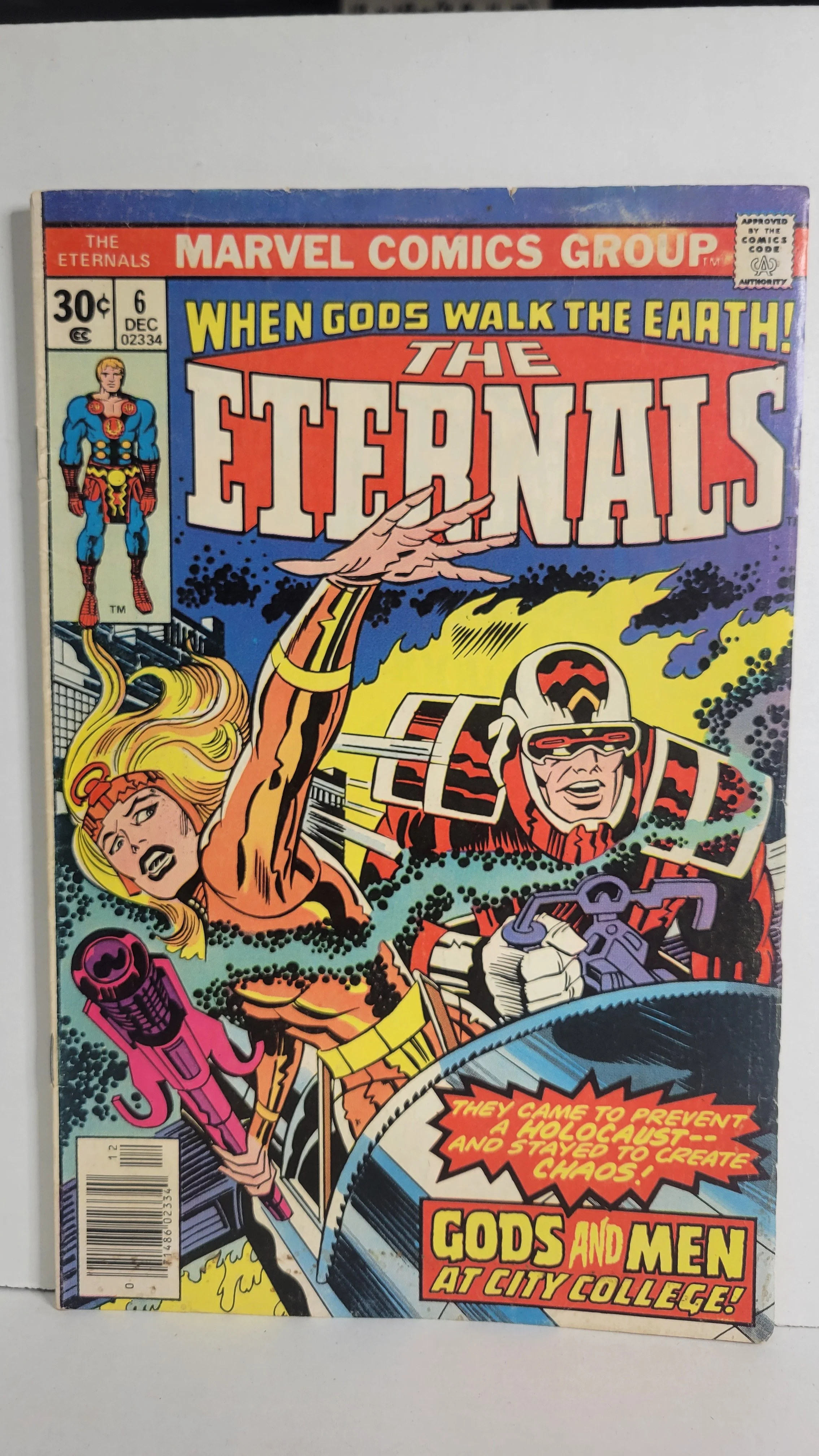 Eternals 6 Jack Kirby 1st Samuel Holden! Deviants! 1976 Marvel Comics