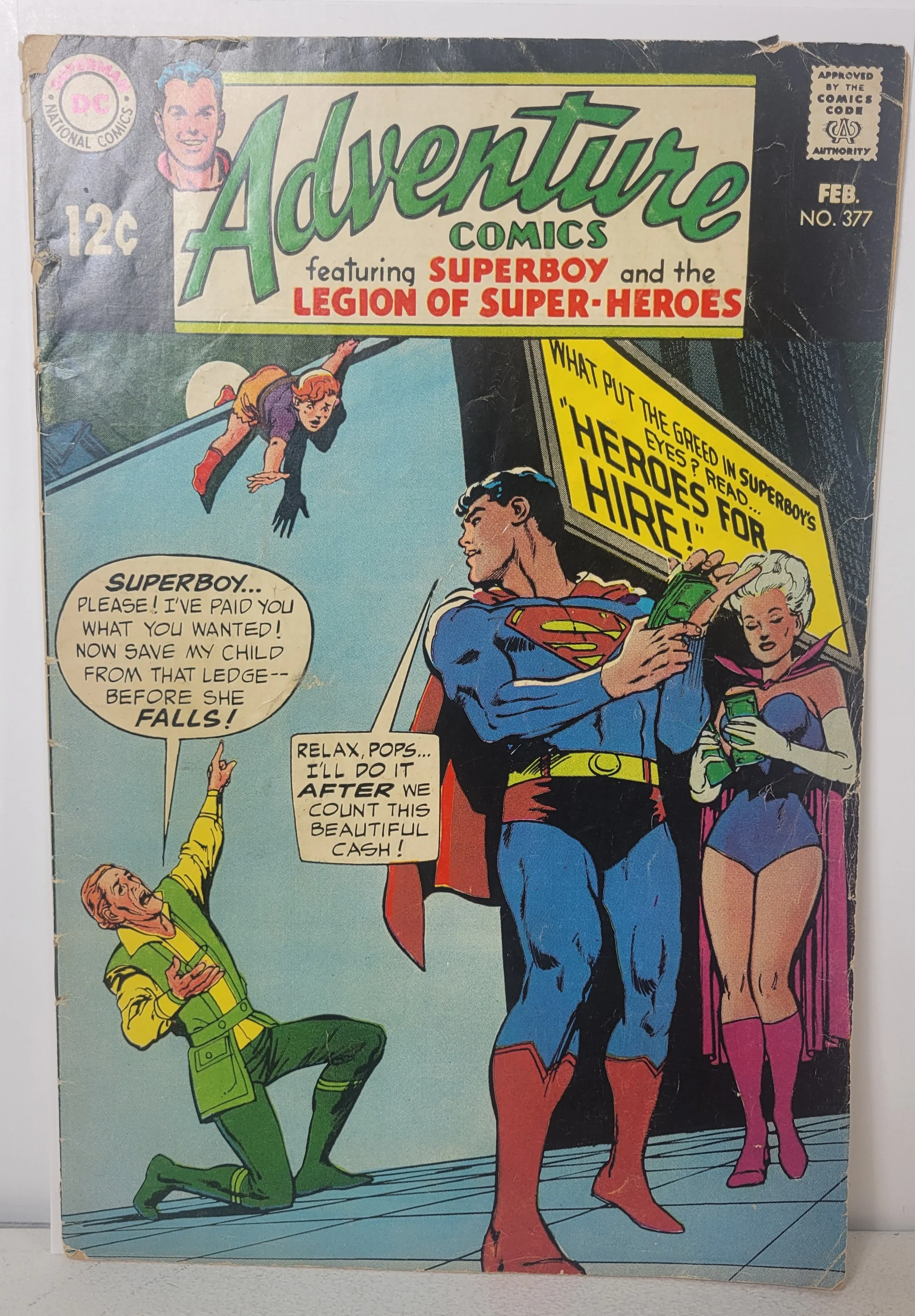 Adventure Comics 377 (1969) Superboy! DC Comics