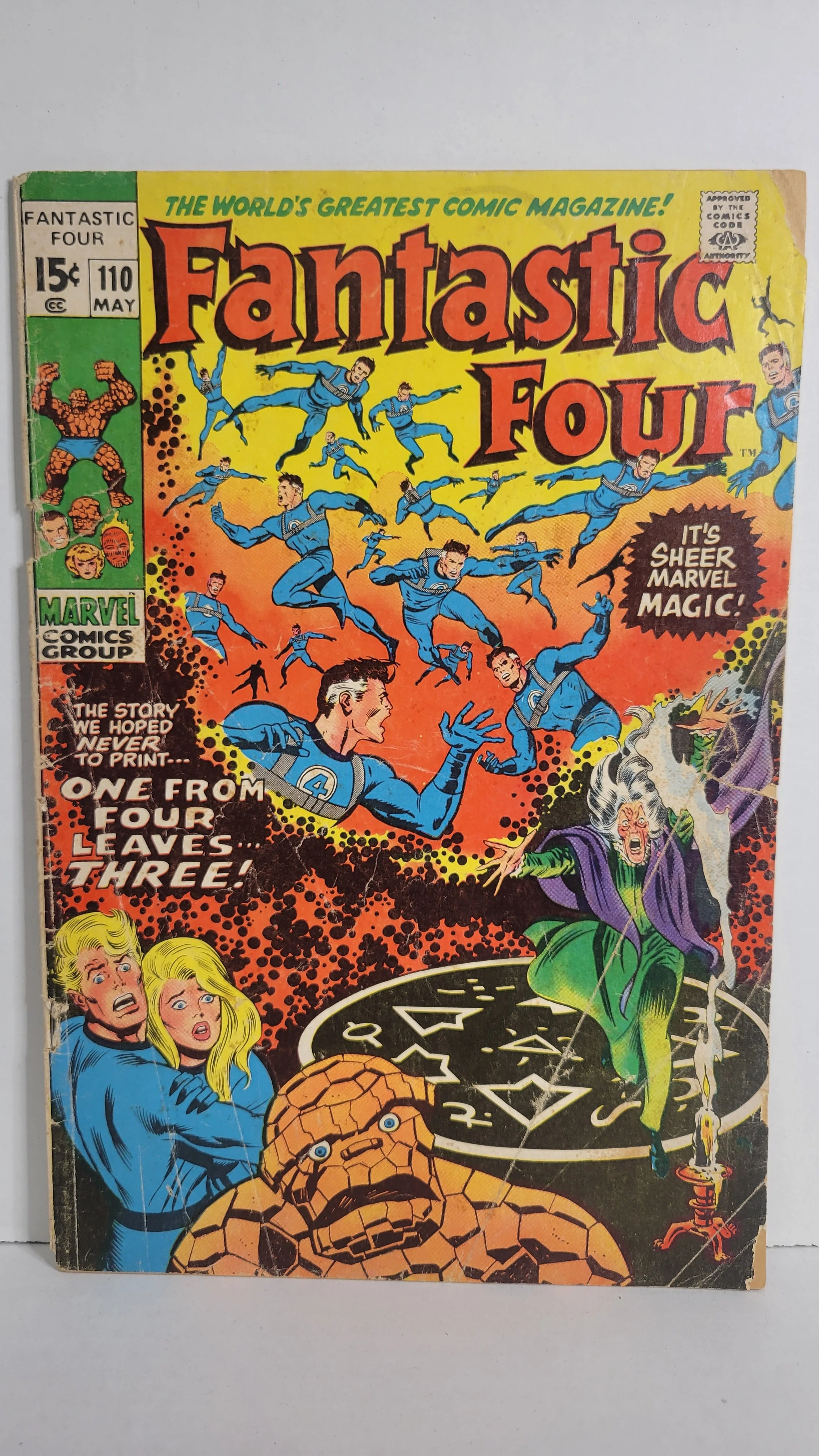 Fantastic Four 110 John Buscema cvr/art Annihilus! Agatha Harkness 1971 Marvel Comics