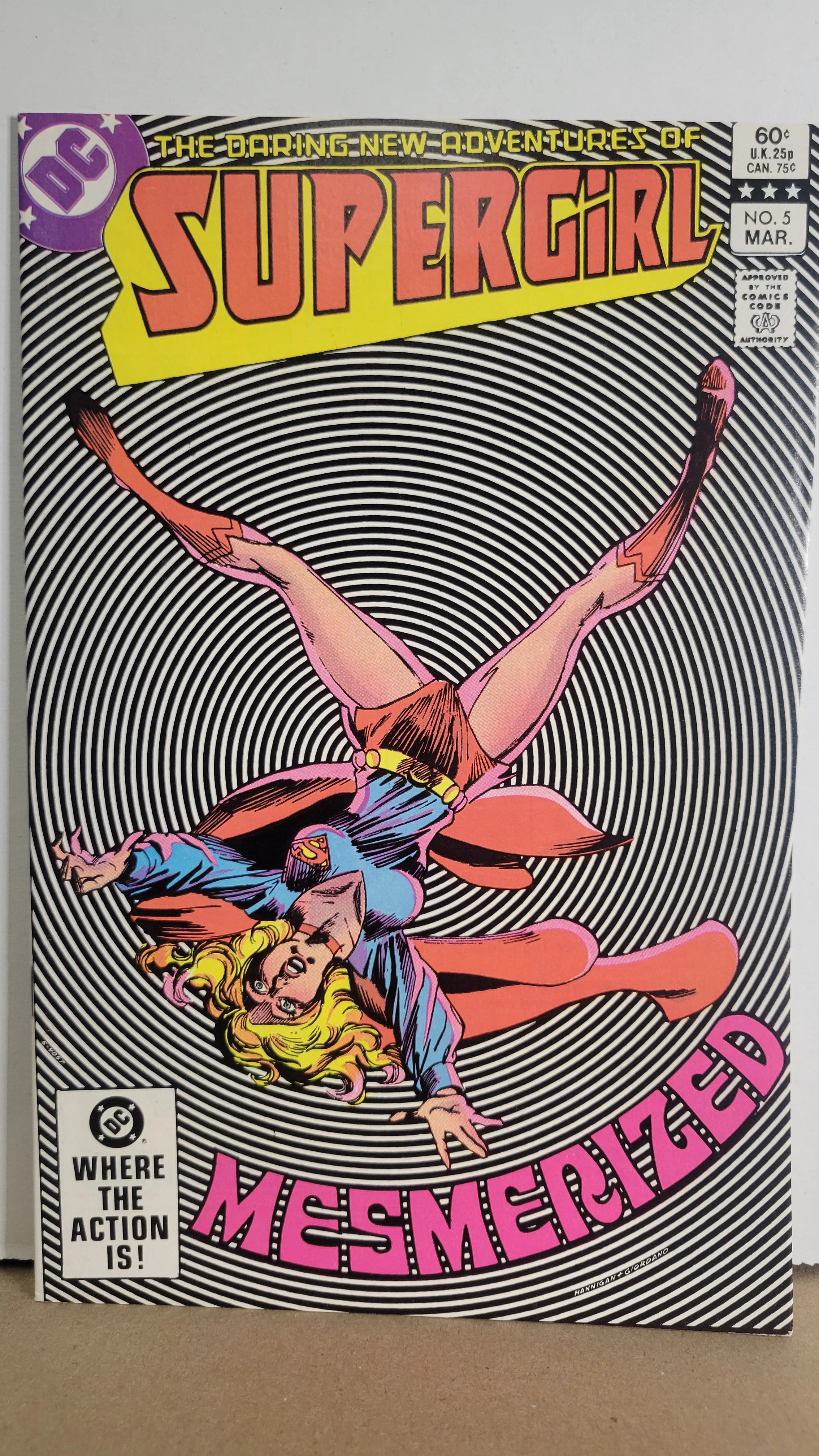 Daring New Adventures of Supergirl 5 Ms. Mesmer fools Supergirl! 1983 DC Comics