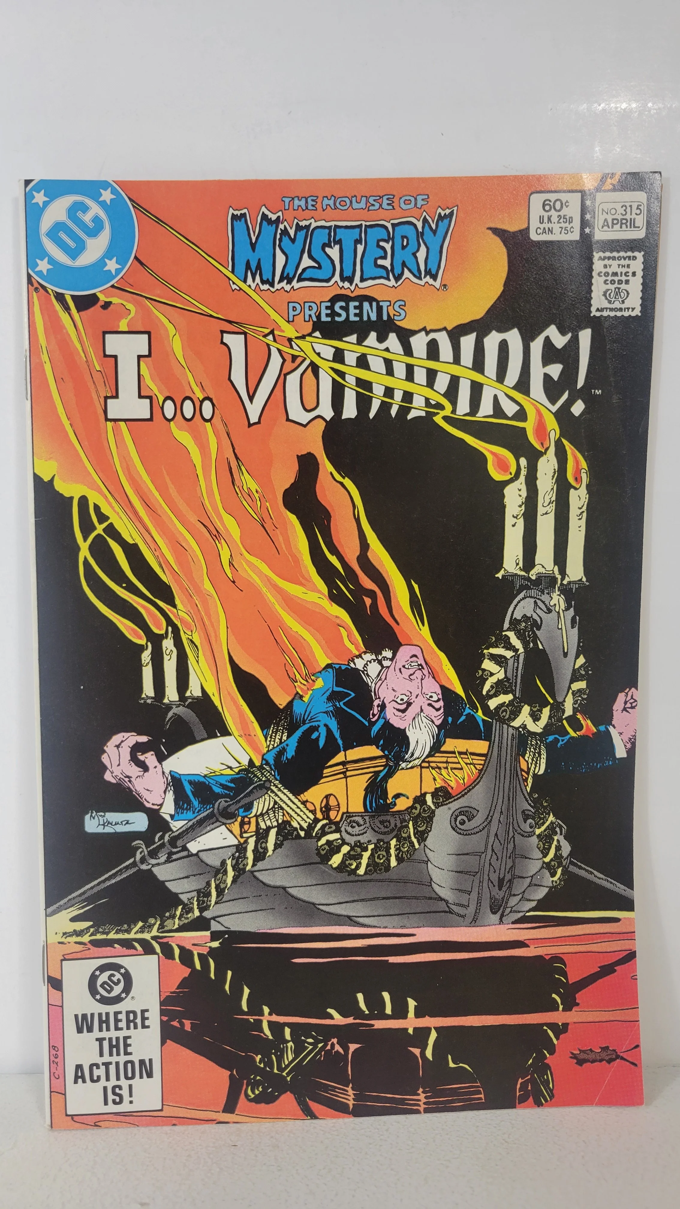 House of Mystery 315 Present, I...Vampire! Andrew Bennett Staked! 1983 DC Comics