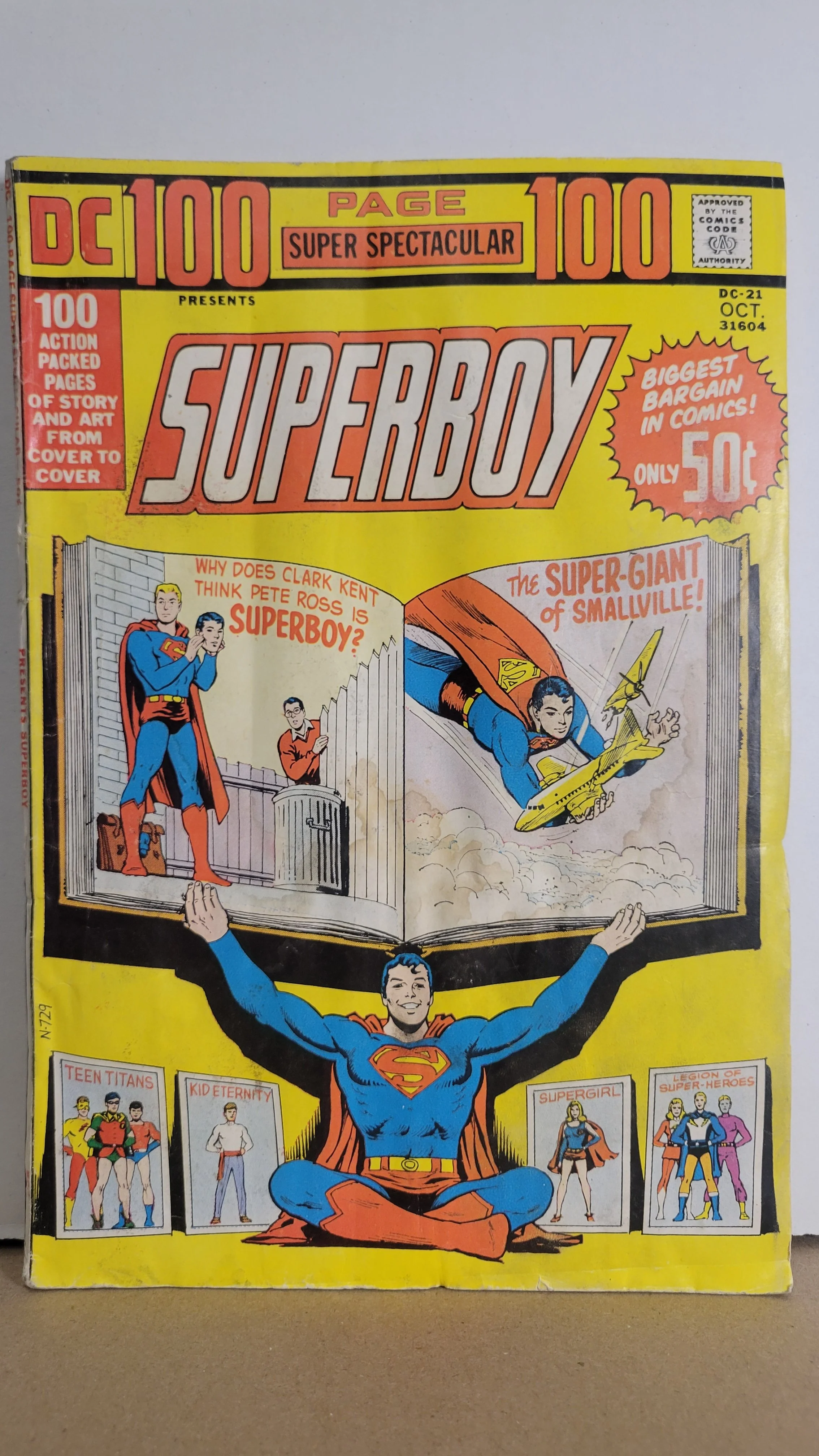 DC 100-Page Super Spectacular DC-21 Superboy! Teen Titans! Supergirl! 1973 DC Comics