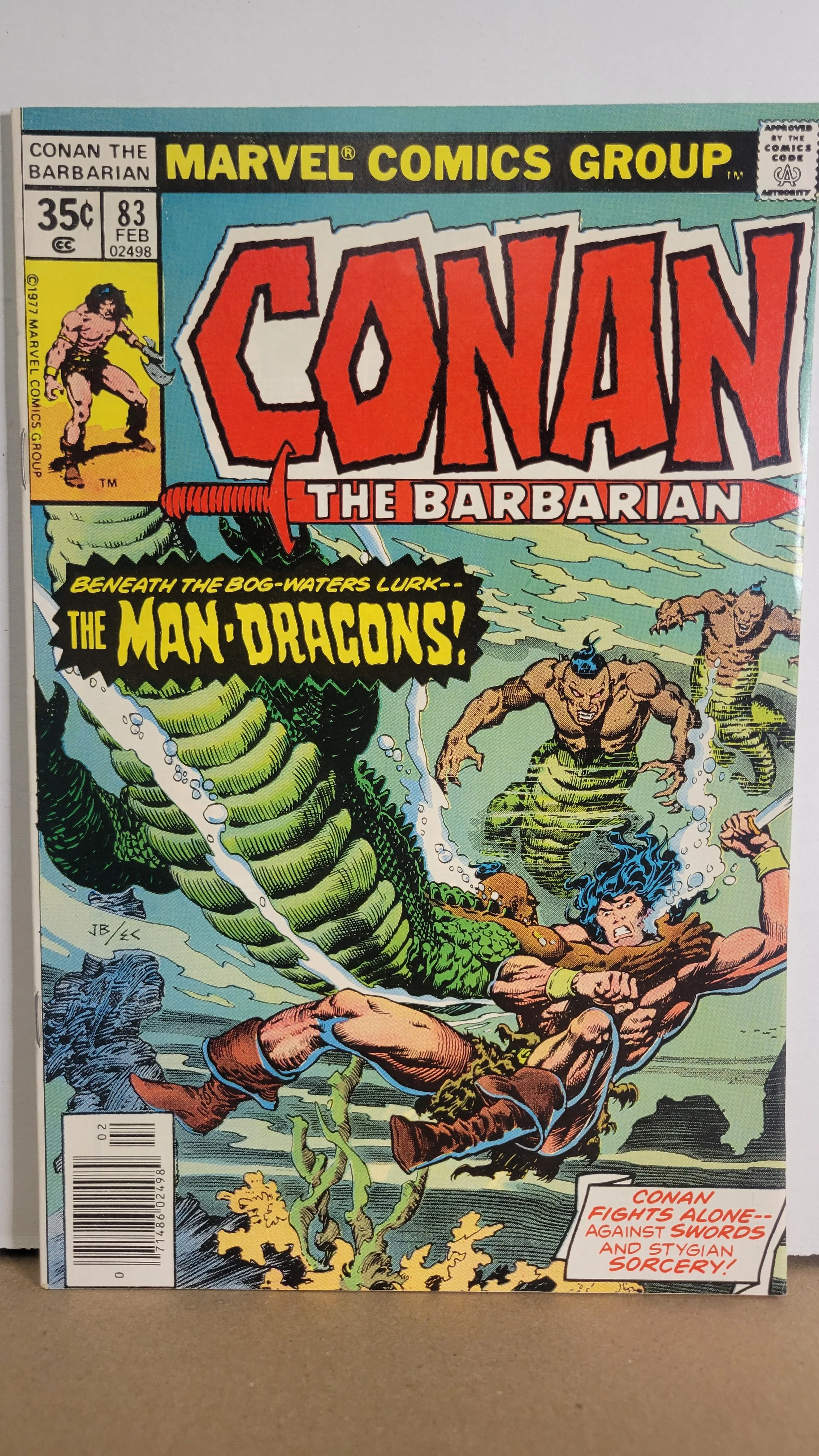 Conan the Barbarian 83 Conan vs the Man-Dragons! 1978 Marvel Comics