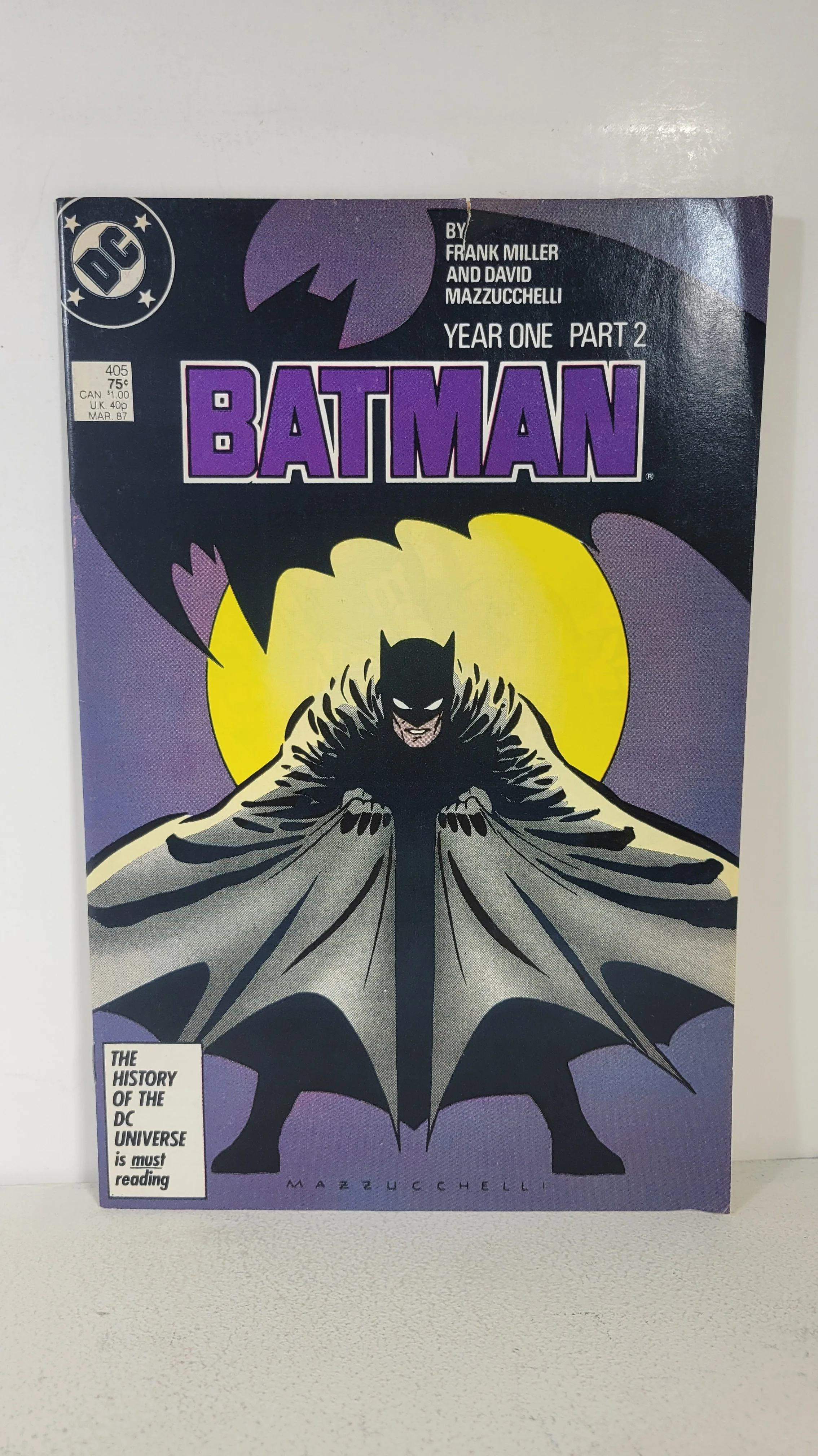 Batman 405 Year One, Frank Miller, James Gordon 1986 DC Comics