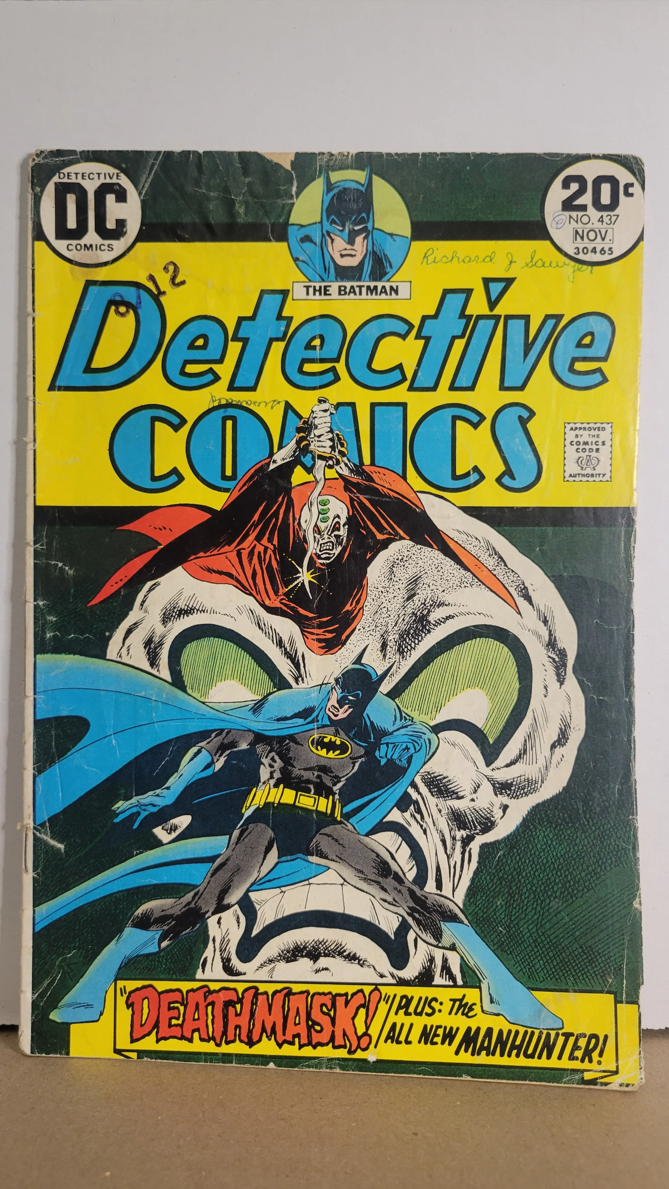 Detective Comics 437 1st Simonson Manhunter! J. Aparo Batman 1973 DC Comics