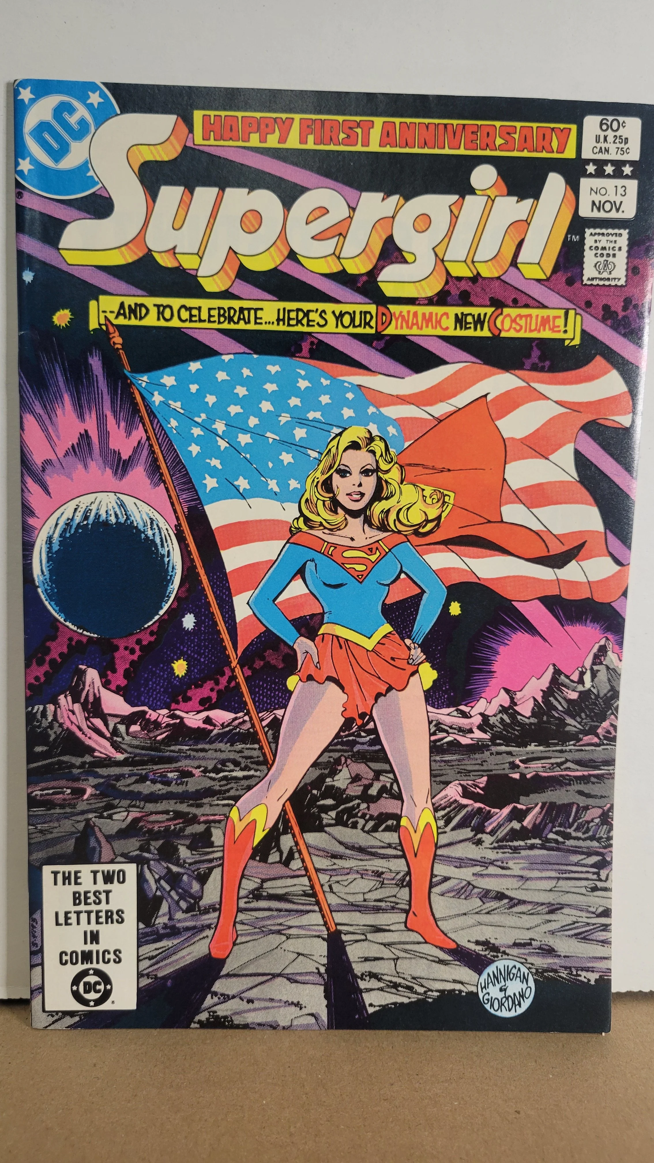 Daring New Adventures of Supergirl 13 Happy 1st Anniversary! New Costume! 1983 DC Comics