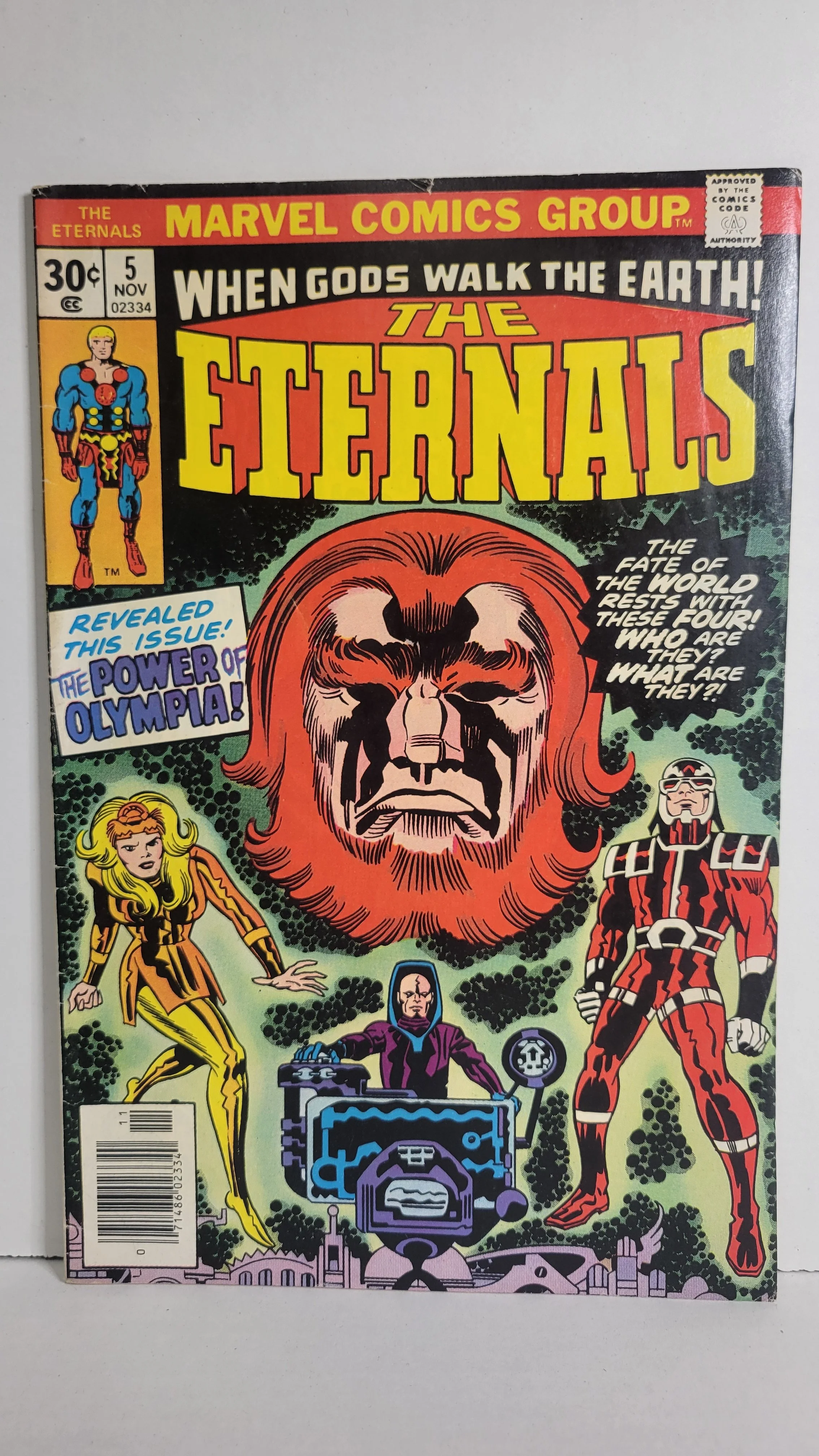 Eternals 5 Kirby! 1st Makkari + Domo + Thena + Zuras! 1976 Marvel Comics