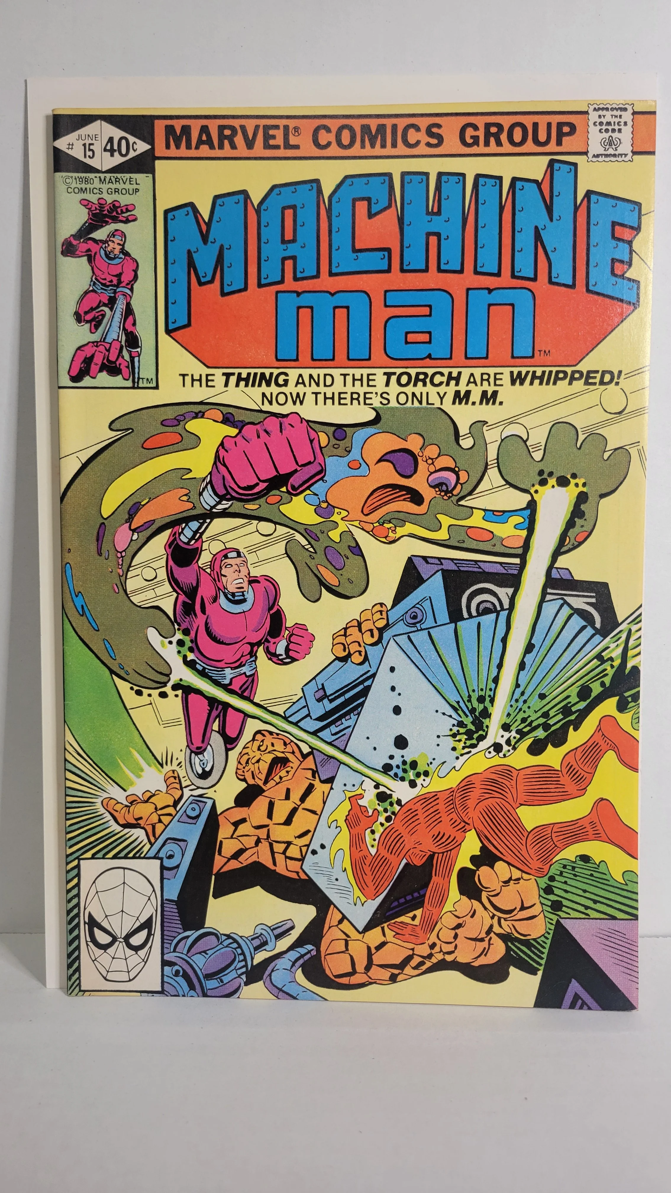Machine Man 15 Steve Ditko! Featuring Fantastic Four! Sci-Fi! 1980 Marvel Comics