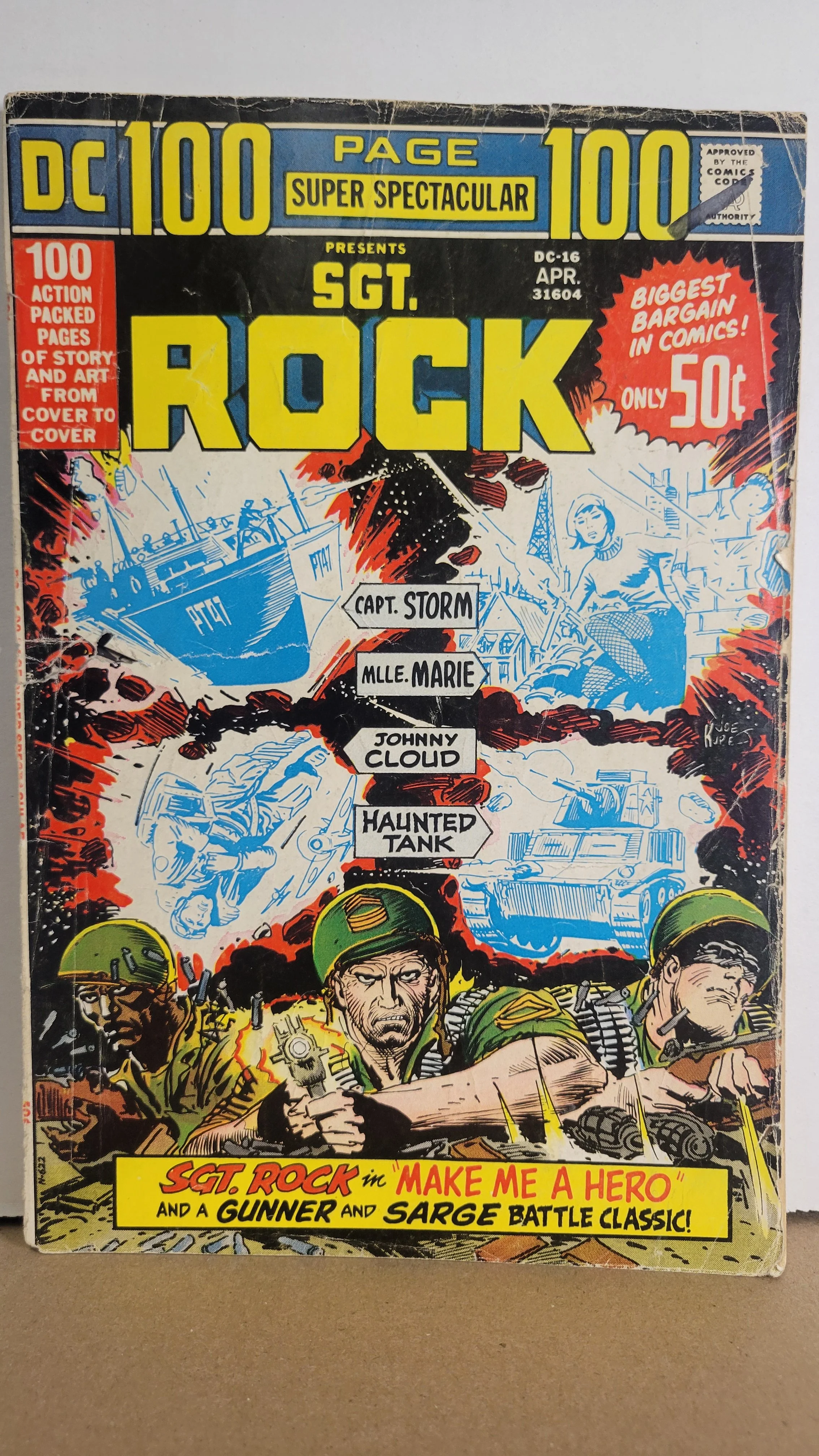 DC 100-Page Super Spectacular DC-16 Sgt Rock! Capt. Storm! 1973 DC Comics