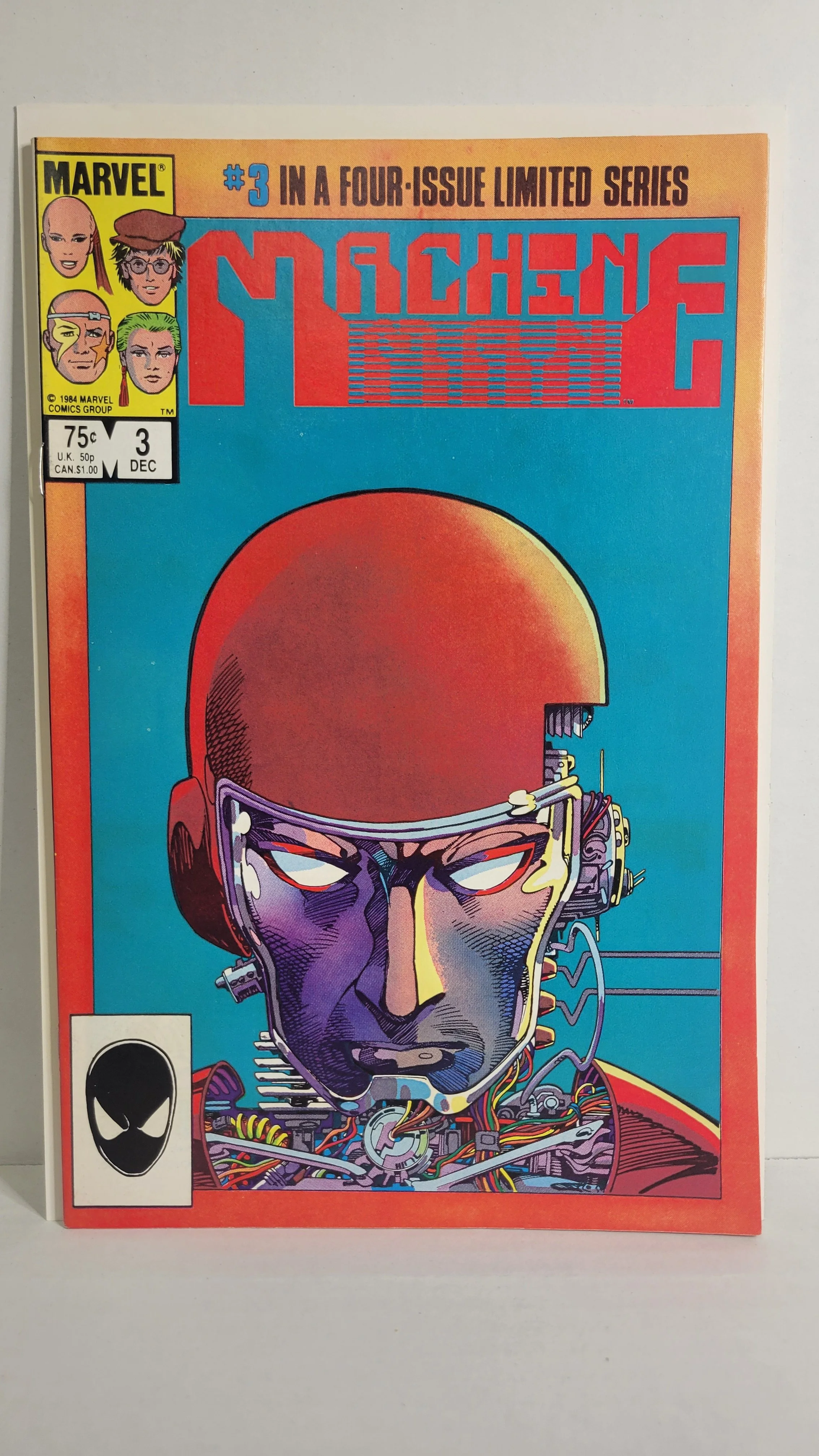 Machine Man 3 Barry Windsor-Smith, Four Issue Limited Series 1984 Marvel Comics