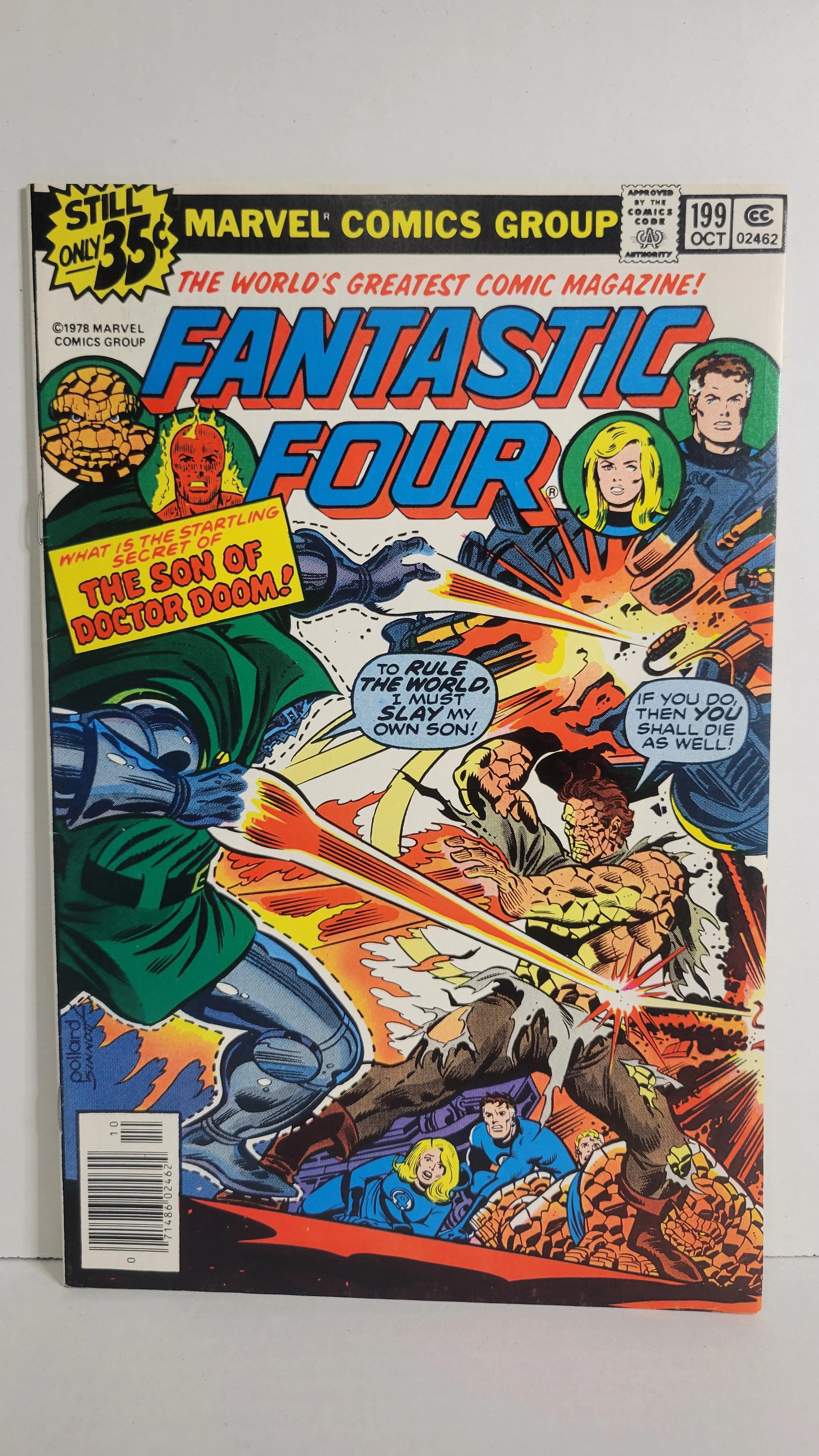 Fantastic Four 199 Death of Zorba, The Son of Dr. Doom! 1978 Marvel Comics