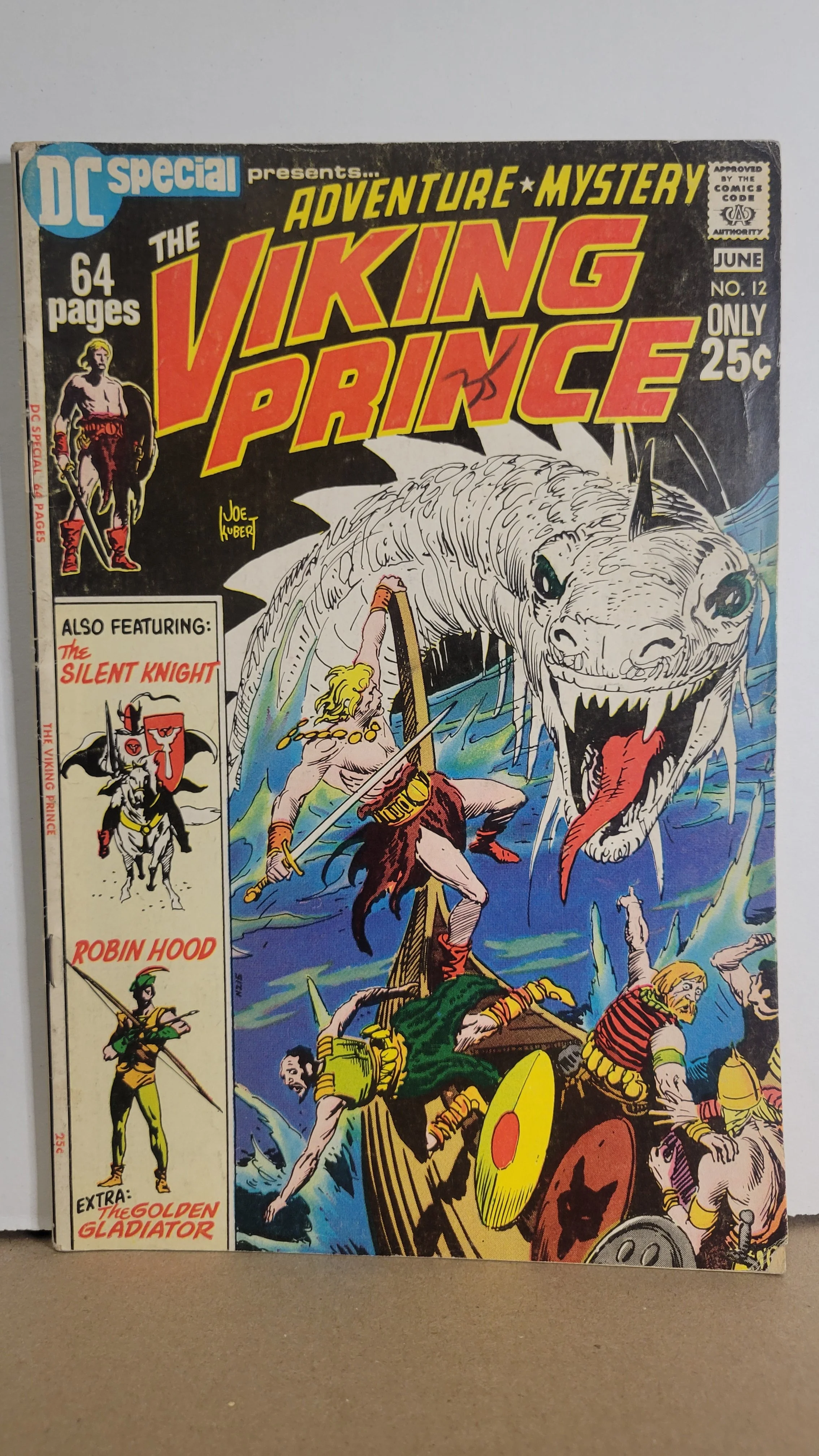 DC Special 12 Kubert Heath Brave Bold, Viking Prince, Silent Knight 1971 DC Comics
