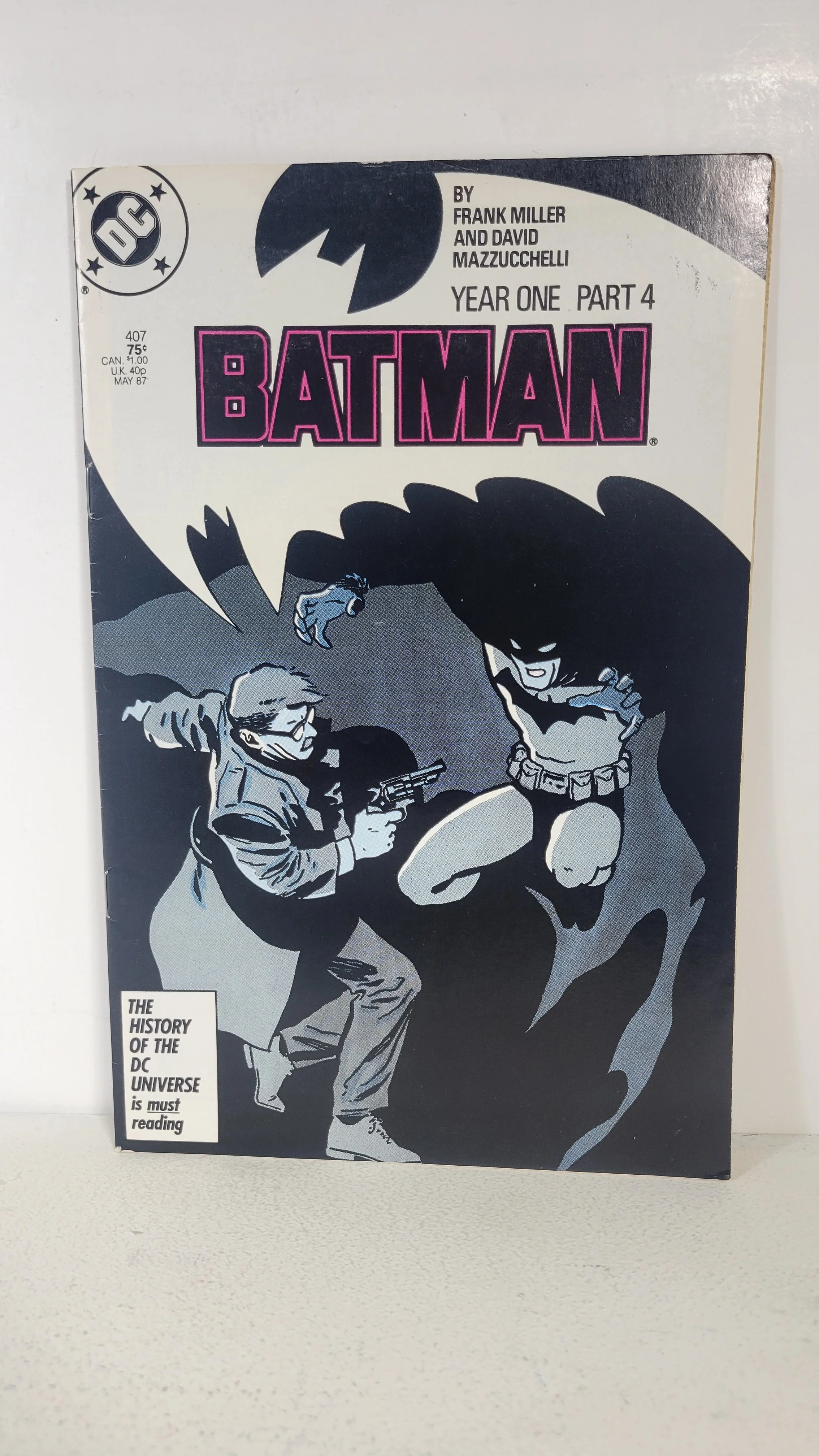 Batman 407 Year One, Frank Miller, James Gordon 1987 DC Comics