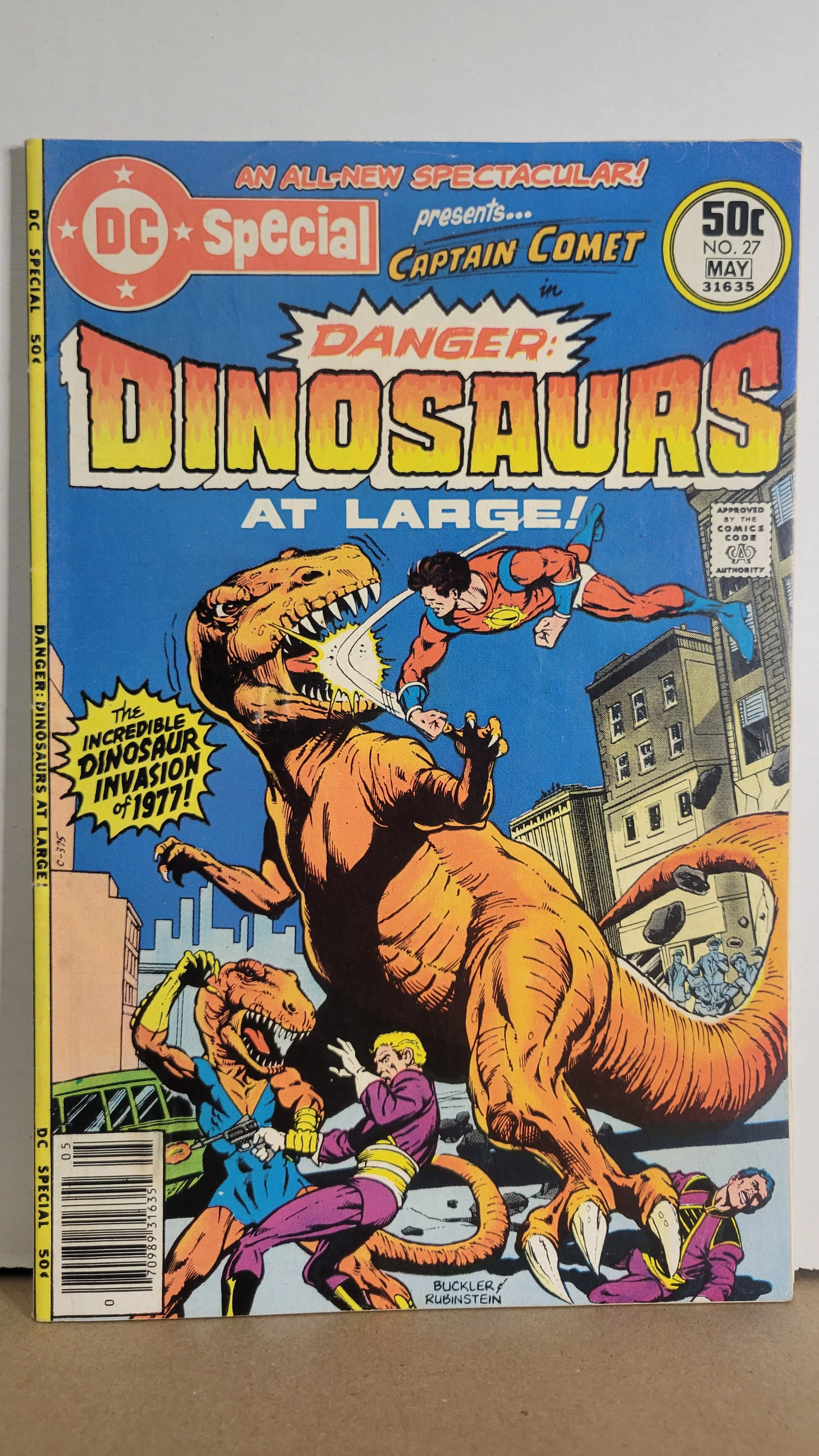 DC Special 27 Dinosuars At Large! Captain Comet! 1977 DC Comics