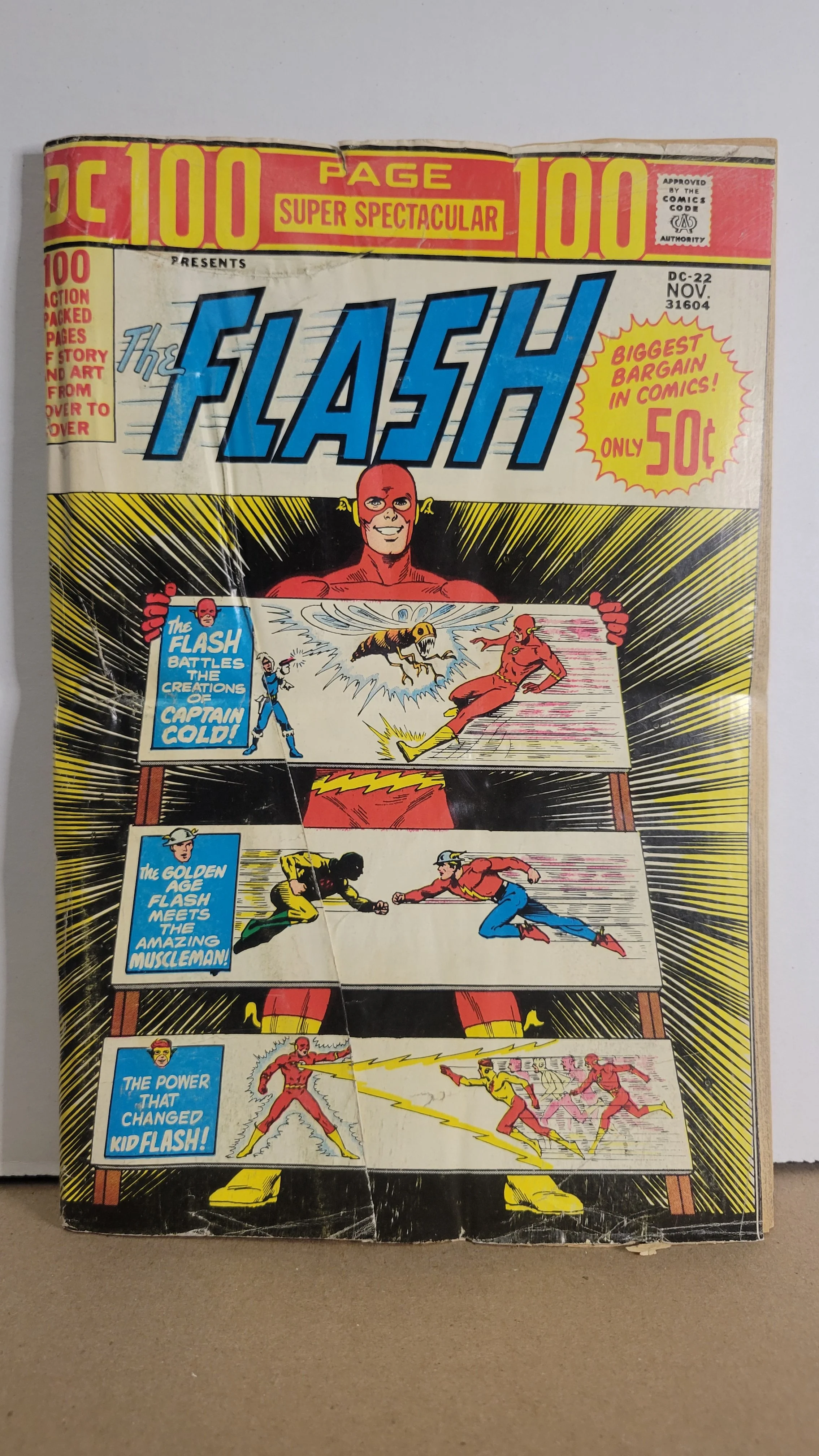 DC 100-Page Super Spectacular DC-22 The Flash! Golden Age Flash, Kid Flash! 1973 DC Comics