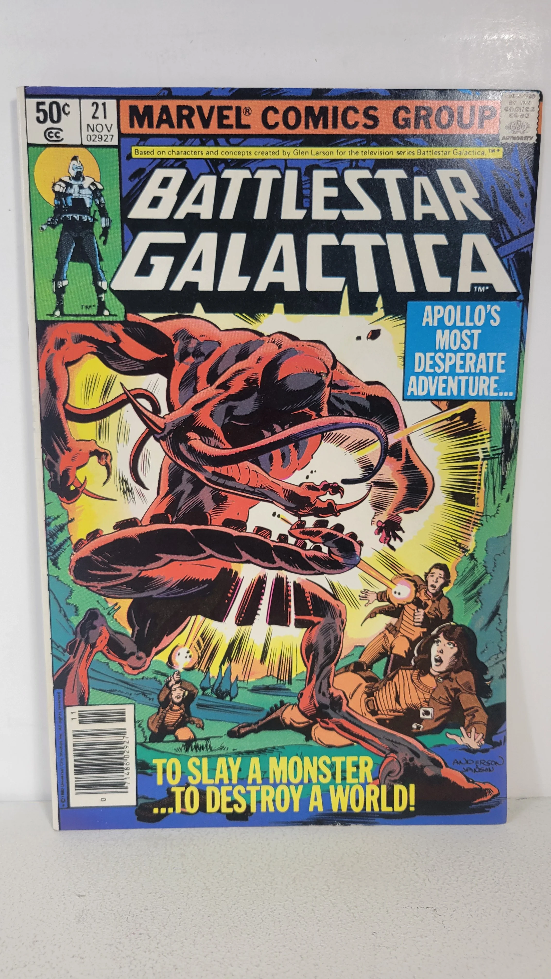 Battlestar Galactica 21 1980 Marvel Comics