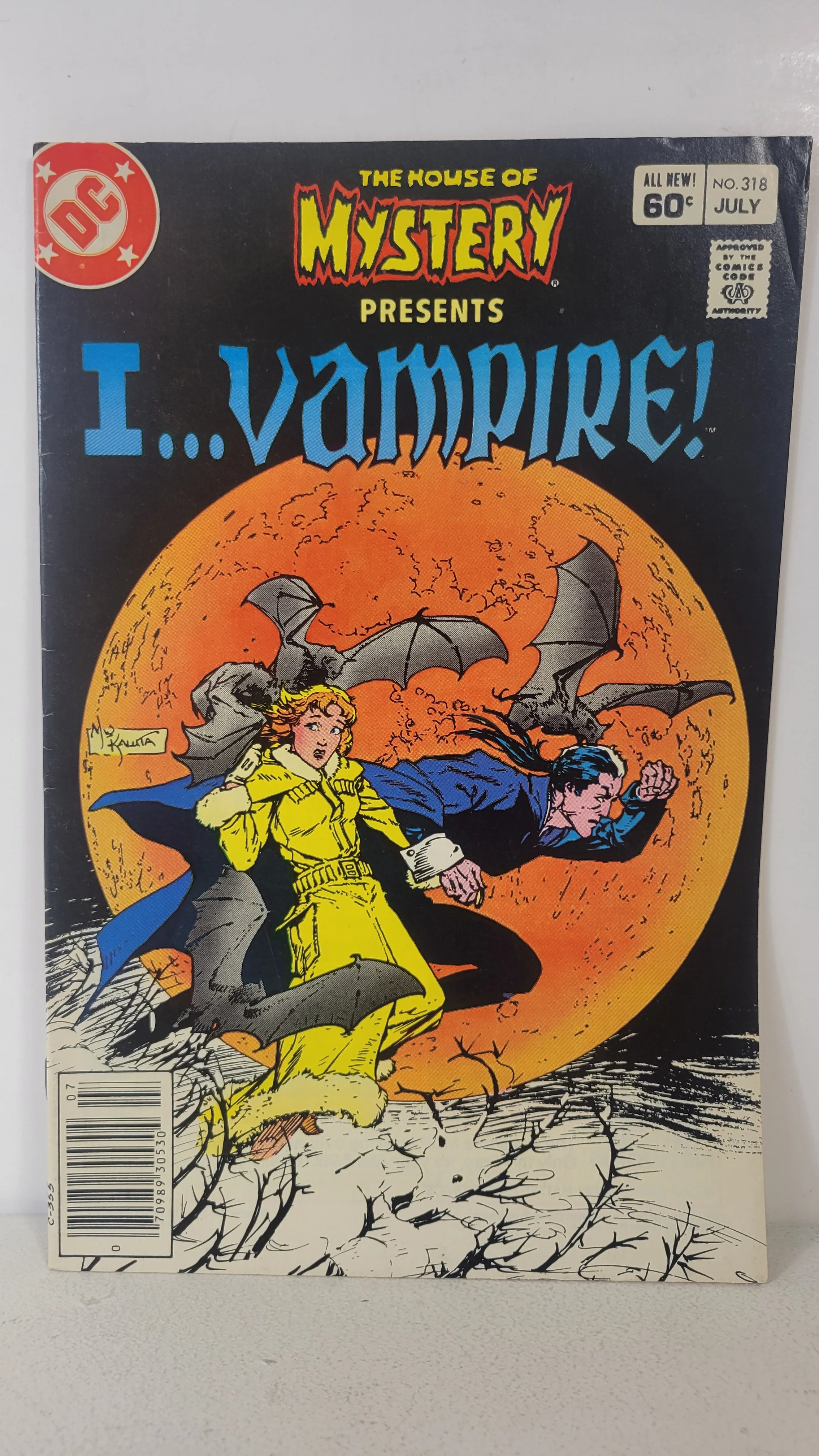 House of Mystery 318 Present, I...Vampire! Paris Metro Depths! 1983 DC Comics