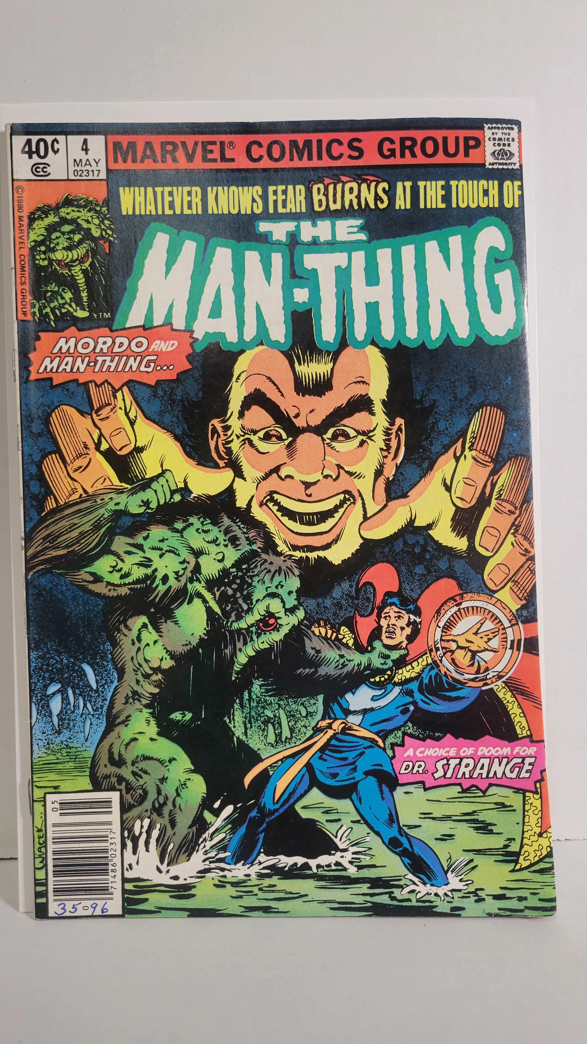 Man-Thing 4 Mordo and Man-Thing! Dr. Strange! Chris Claremont! 1980 Marvel Comics