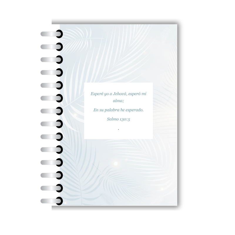 Libreta Versículo Celeste