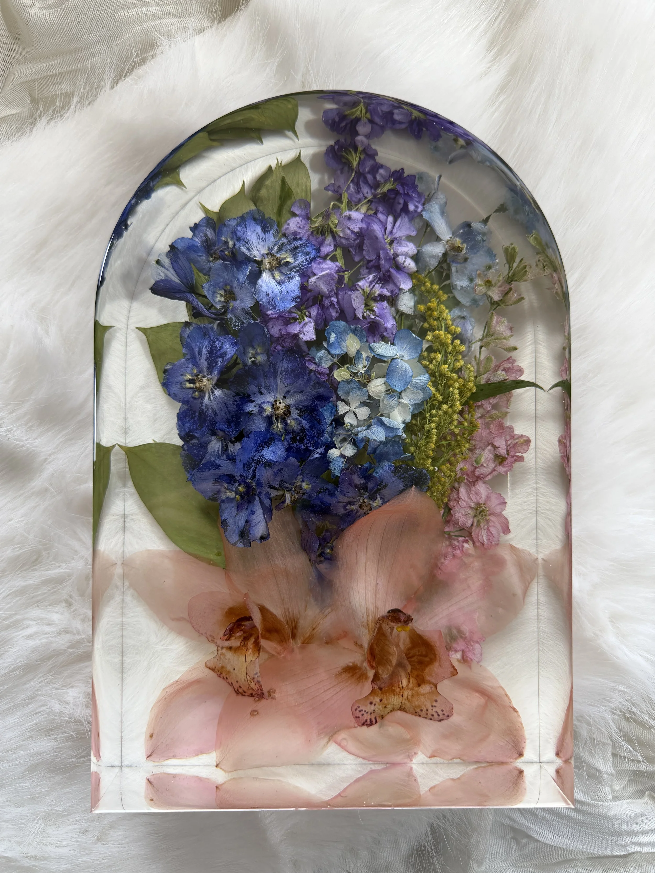 resin flower preservation arch