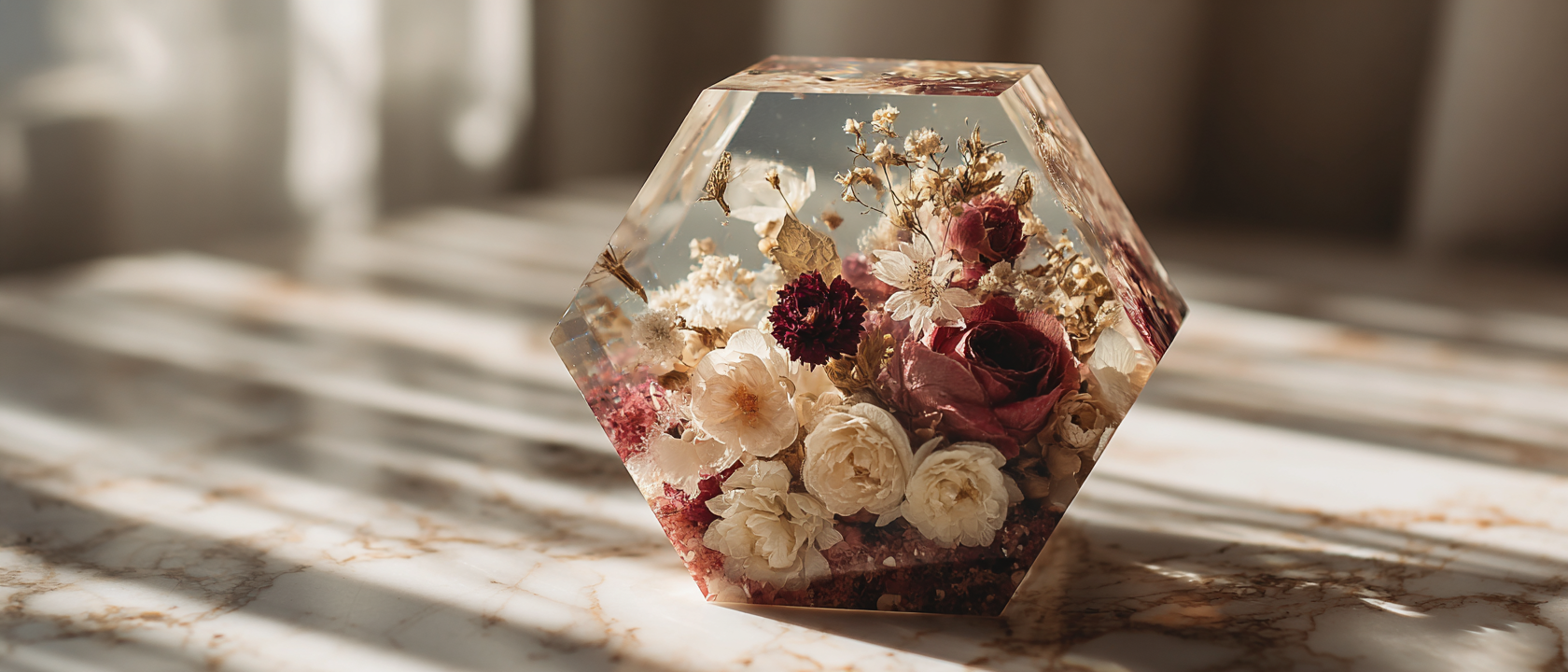 Preserved Bridal Bouquet in Resin