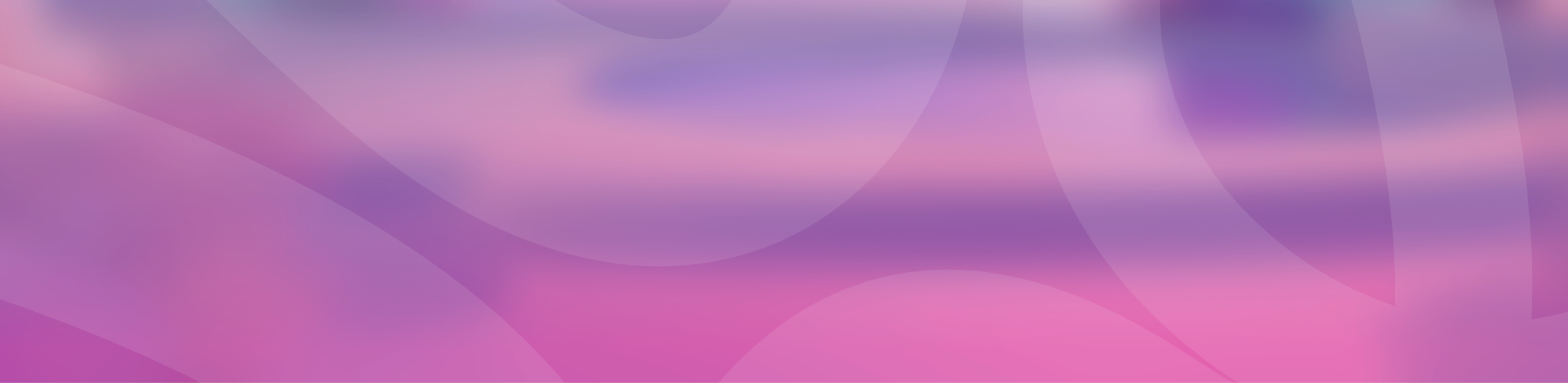 Abstract background with pink, purple, and blue gradient with geometric shapes.
