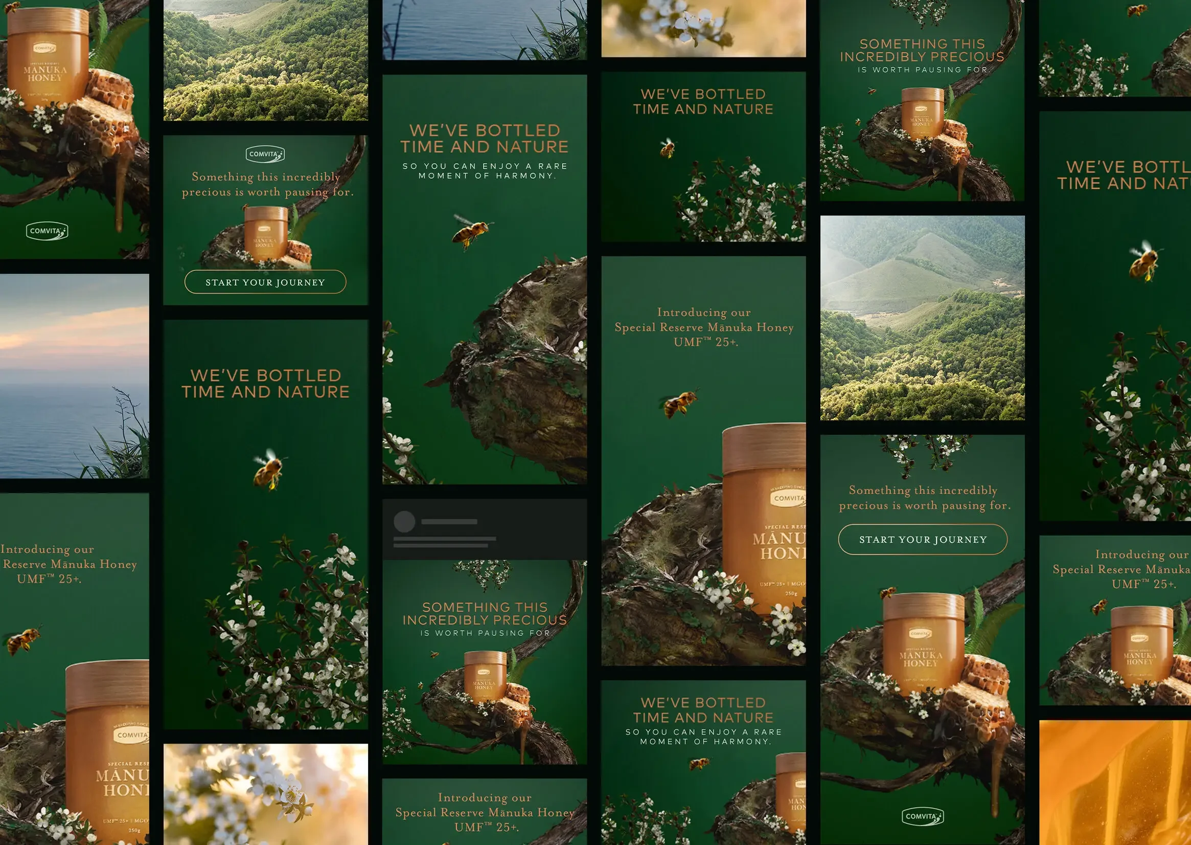 Digital campaign system created for Comvita Special Reserve Manuka Honey