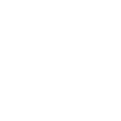 Blank white directional sign with a black border and rounded top left corner