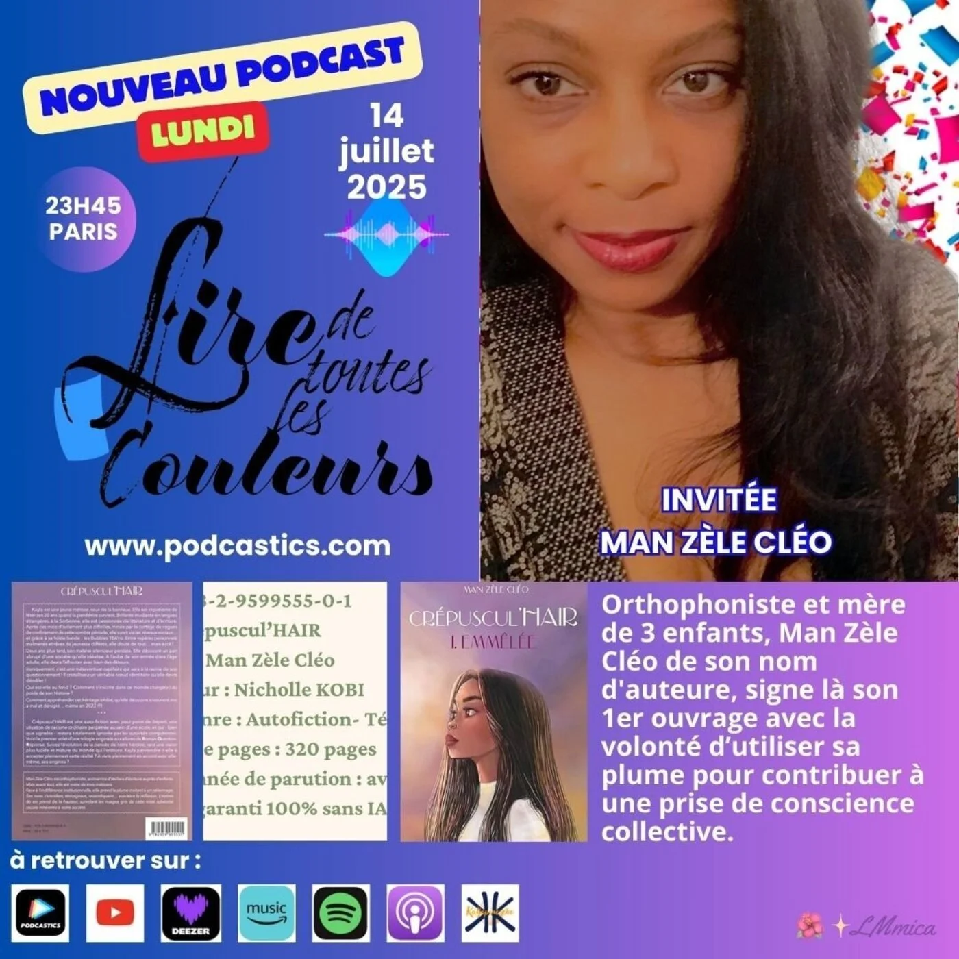 [PODCAST] Lire de toutes les couleurs avec la journaliste LMmica