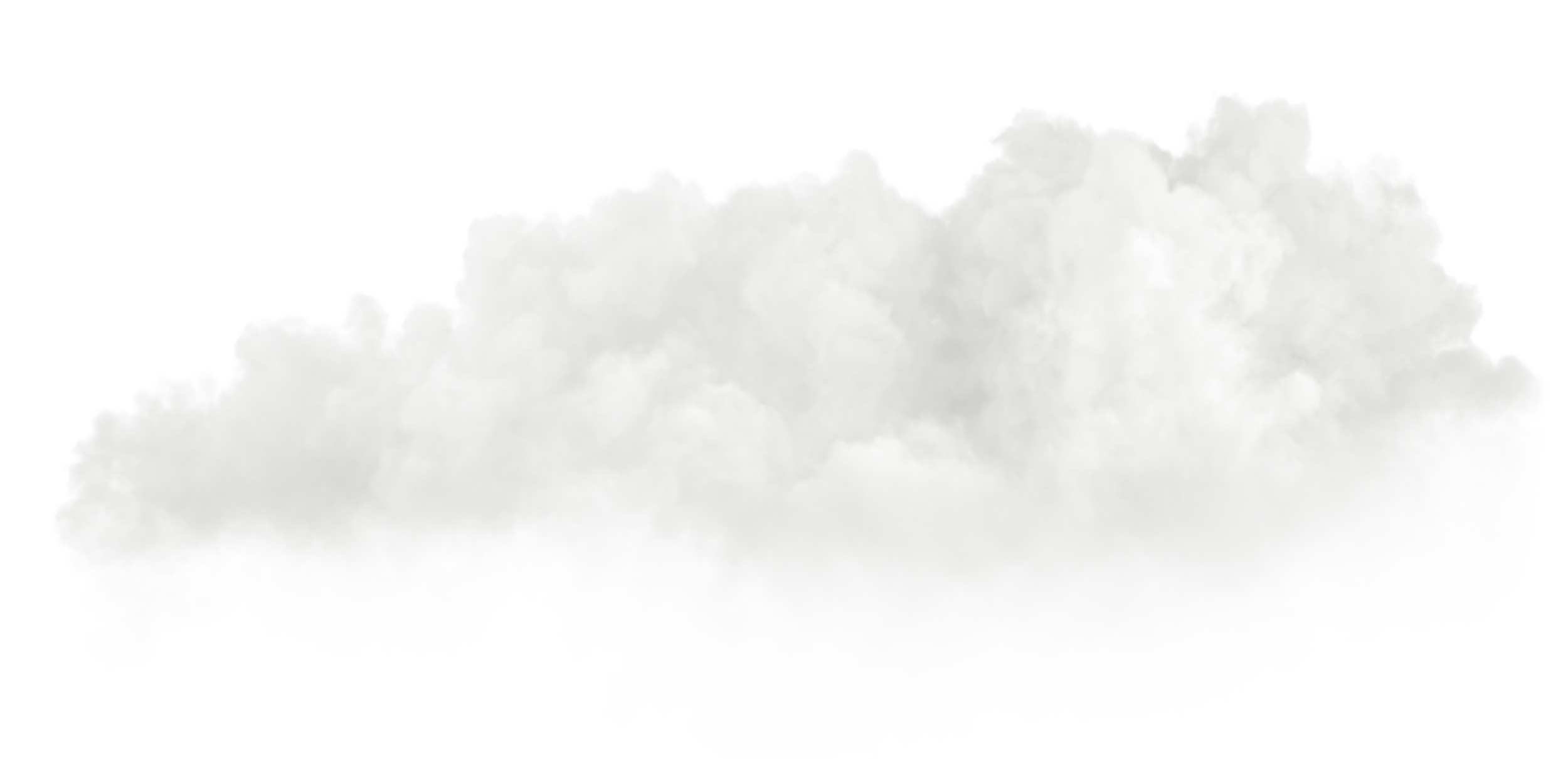 Nuage blanc volumineux dans le ciel.