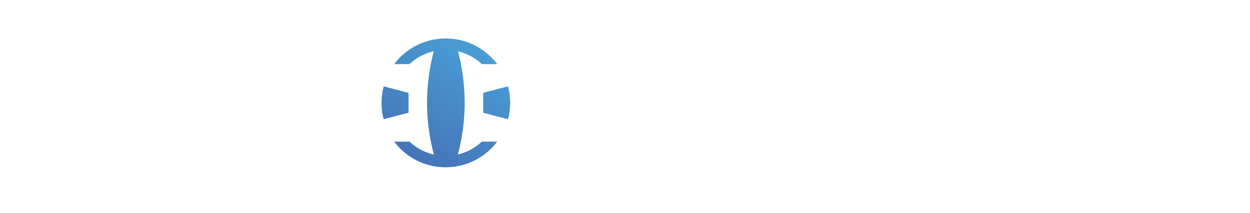 Hinsdale logo with a stylized blue globe and black text