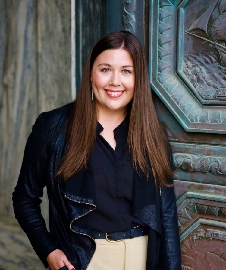 Natalie Lehman, business and leadership coach and co-founder of The Bench, in a professional branding photo