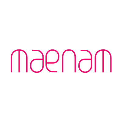 Pink neon sign displaying the word 'marem' against a black background.