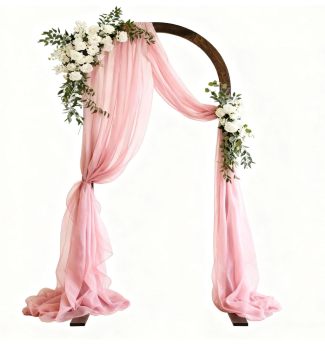 Decorative arch for a wedding or special event Included in wedding decoration rental package.