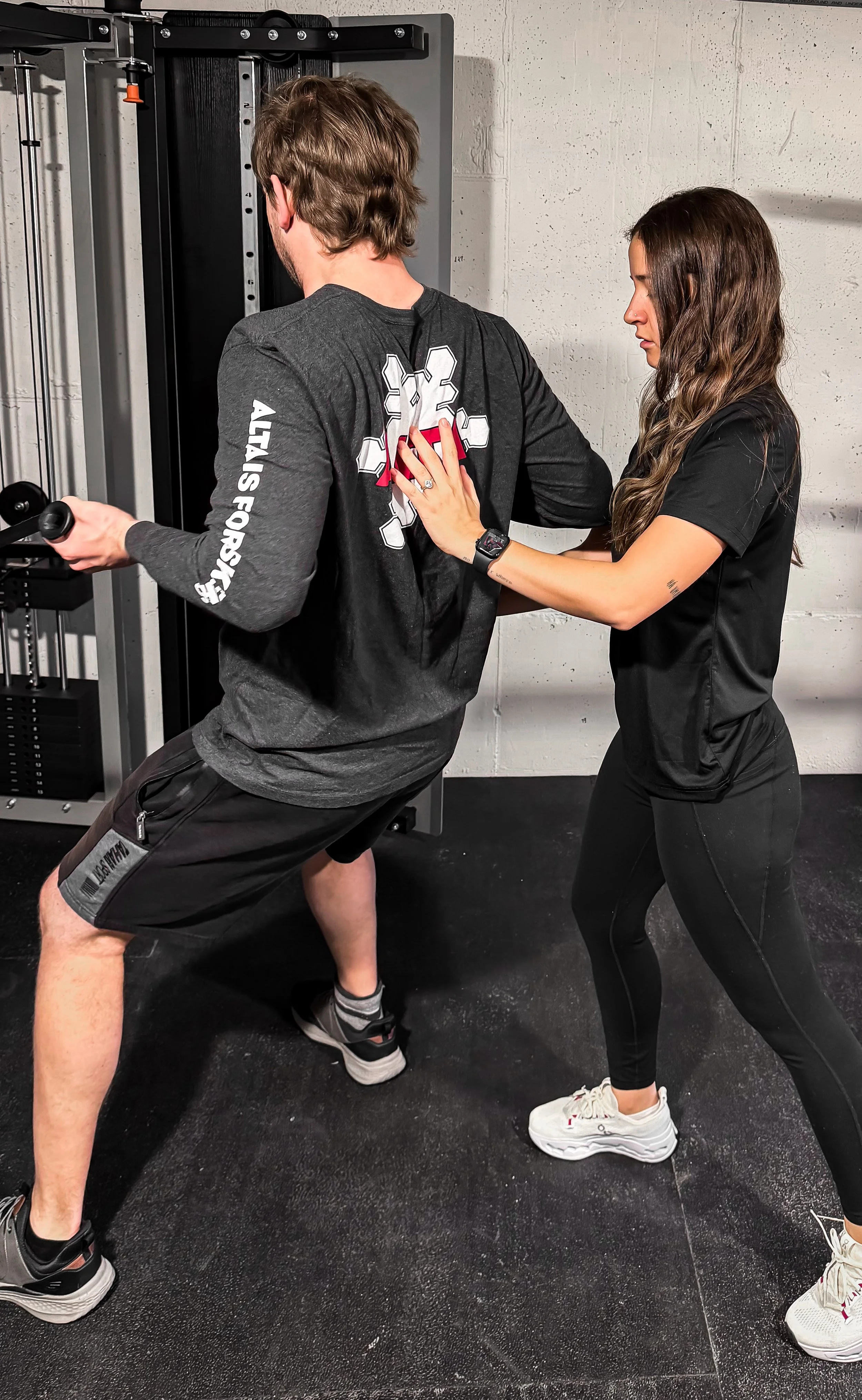 Your training is designed specifically for you -structured, progressive, and aligned with your goals.