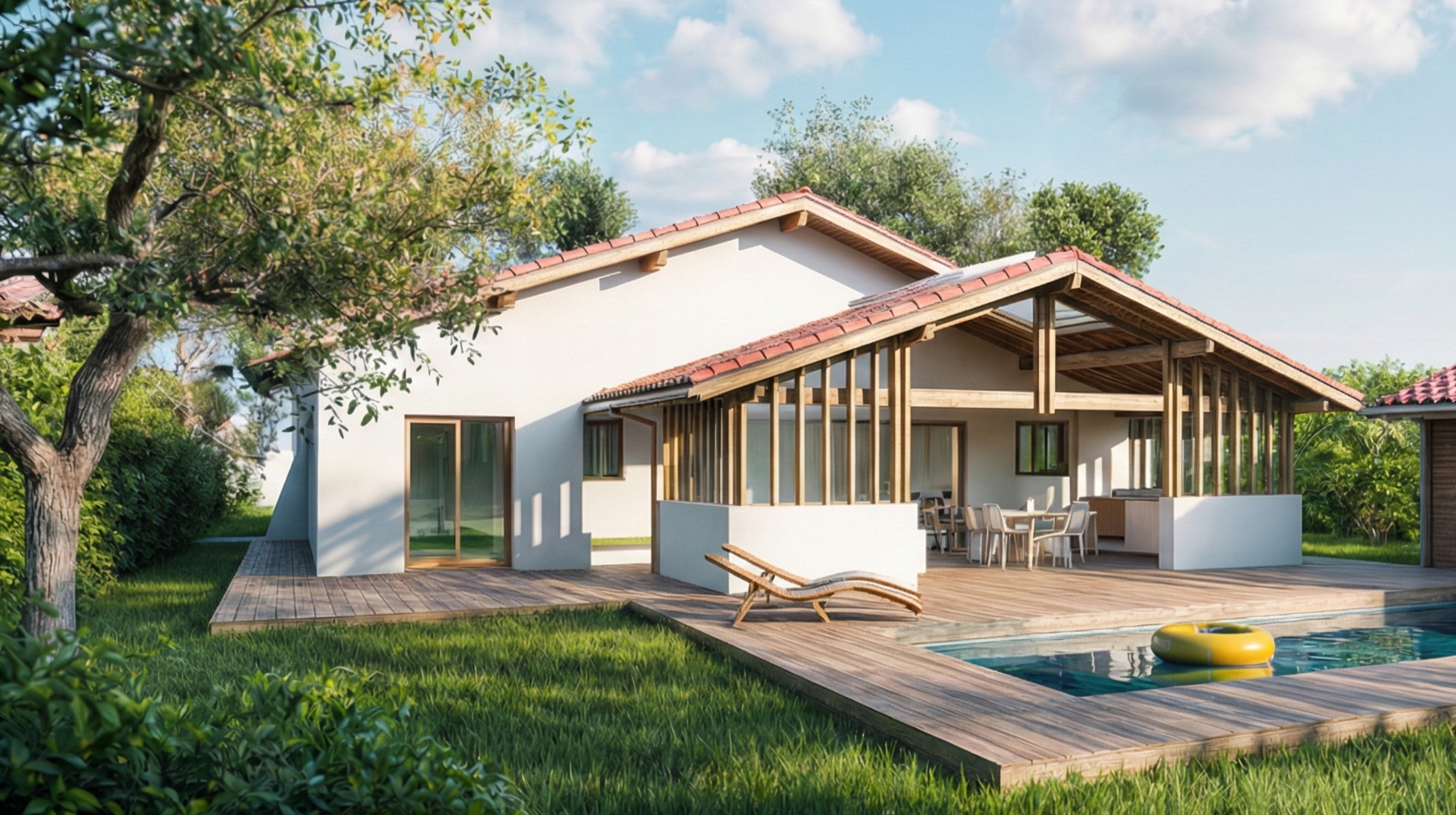 Maison P. - Extension terrasse couverte - Labenne - 2025