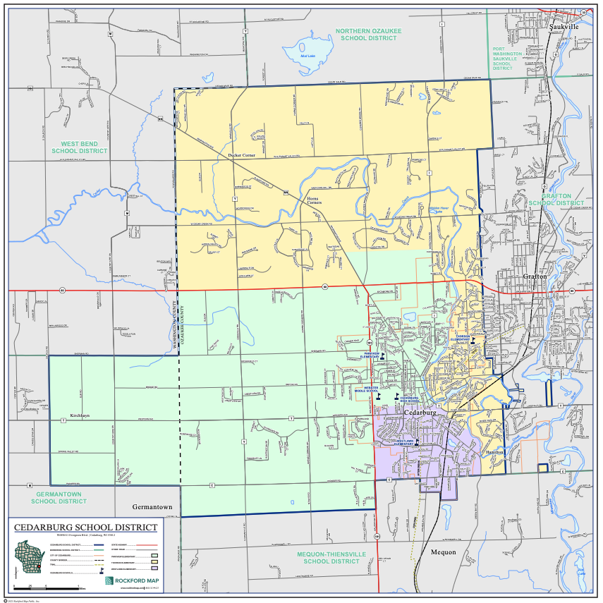 Cedarburg School District Map