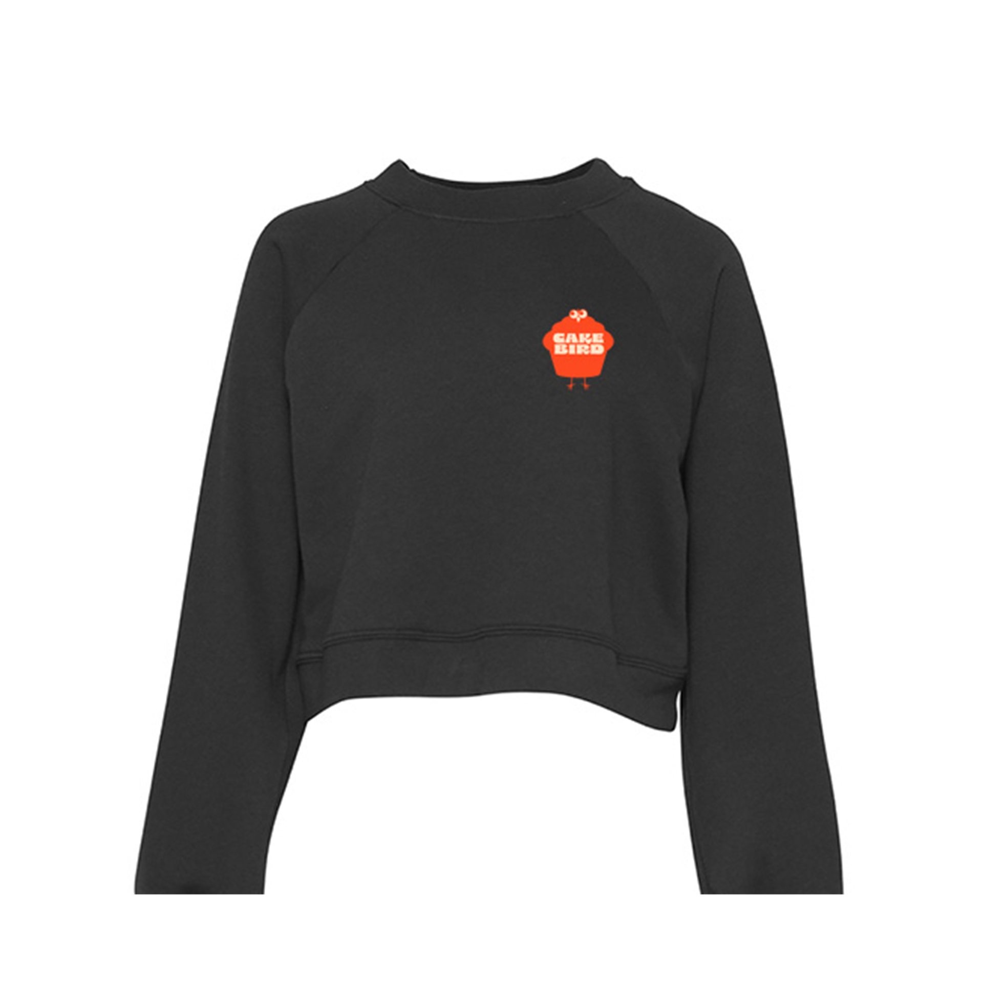 Black Crop Sweatshirt