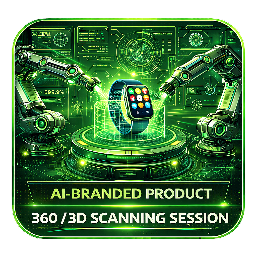 AI-Branded Product 360 / 3D Scanning Session