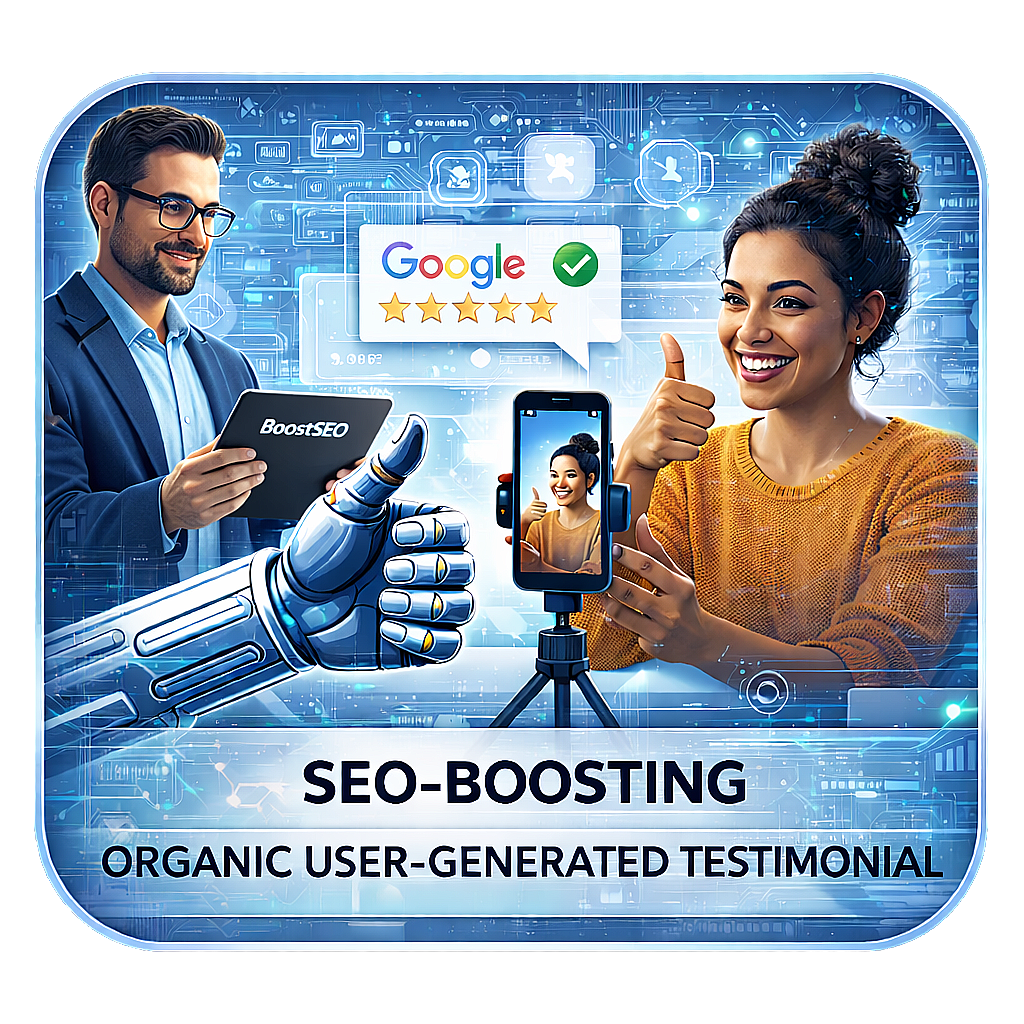SEO-Boosting Organic User-Generated Testimonial Service